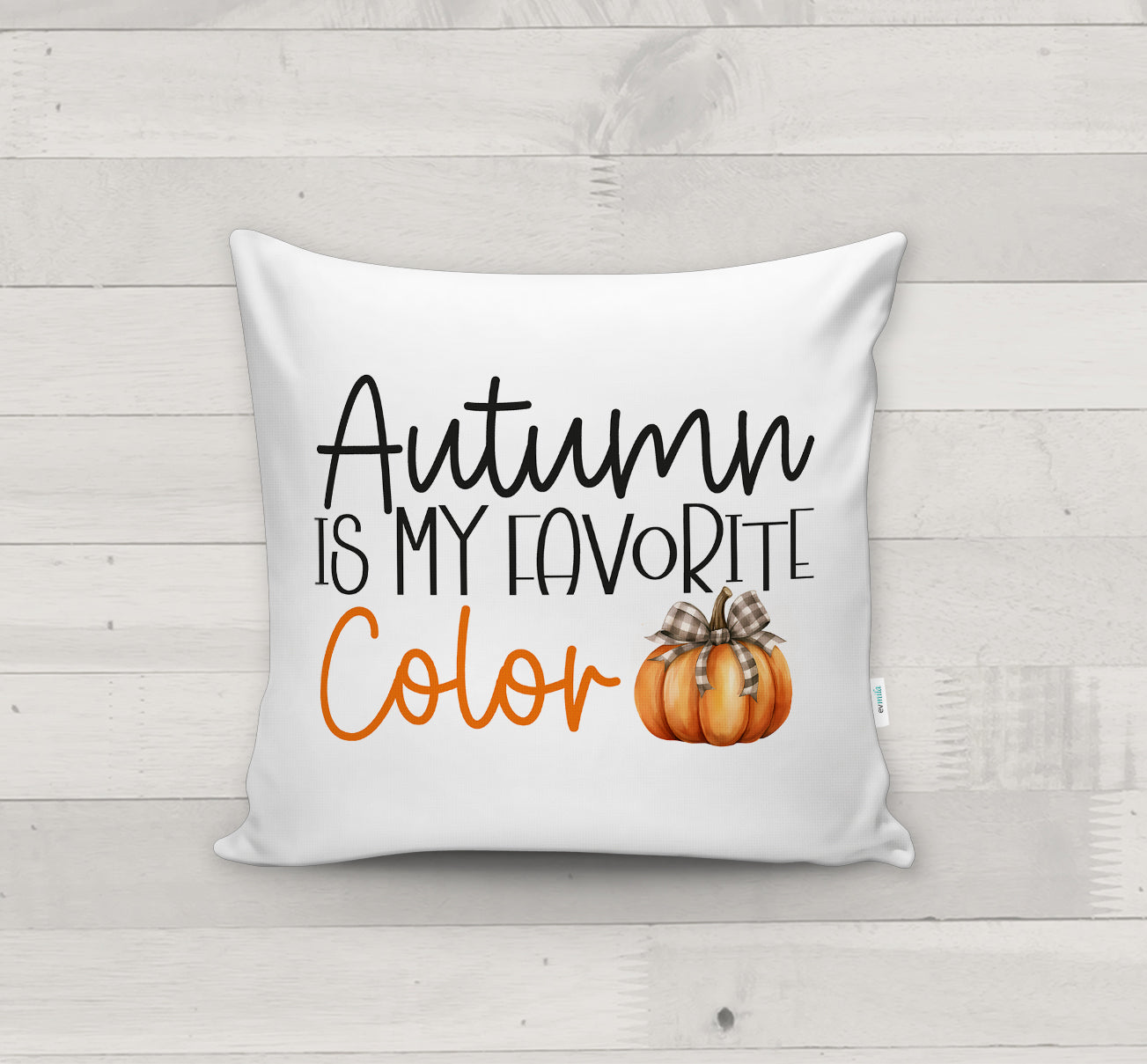 Evmila Autumn Patterned Cushion Cover