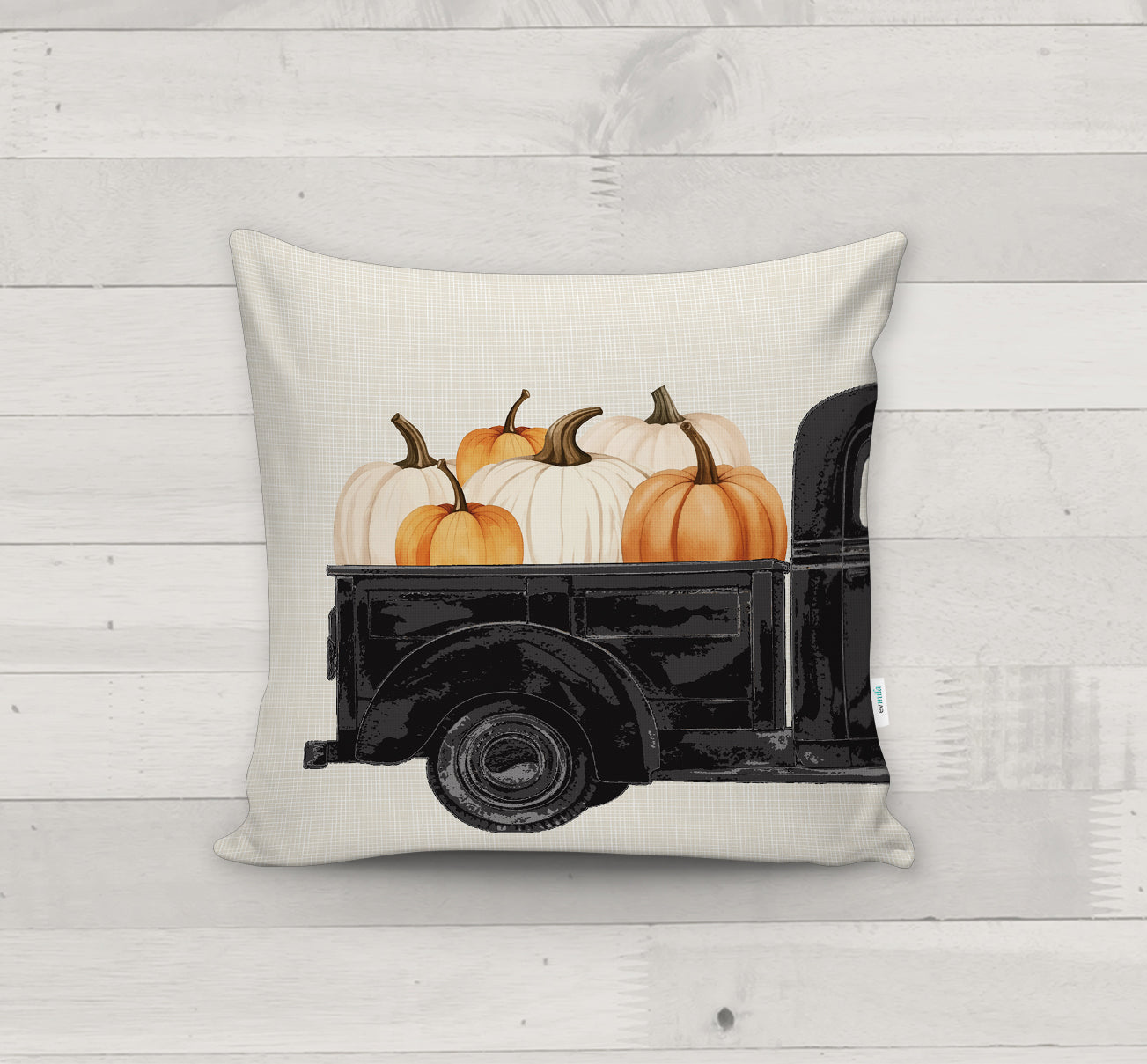 Evmila Autumn Patterned Cushion Cover