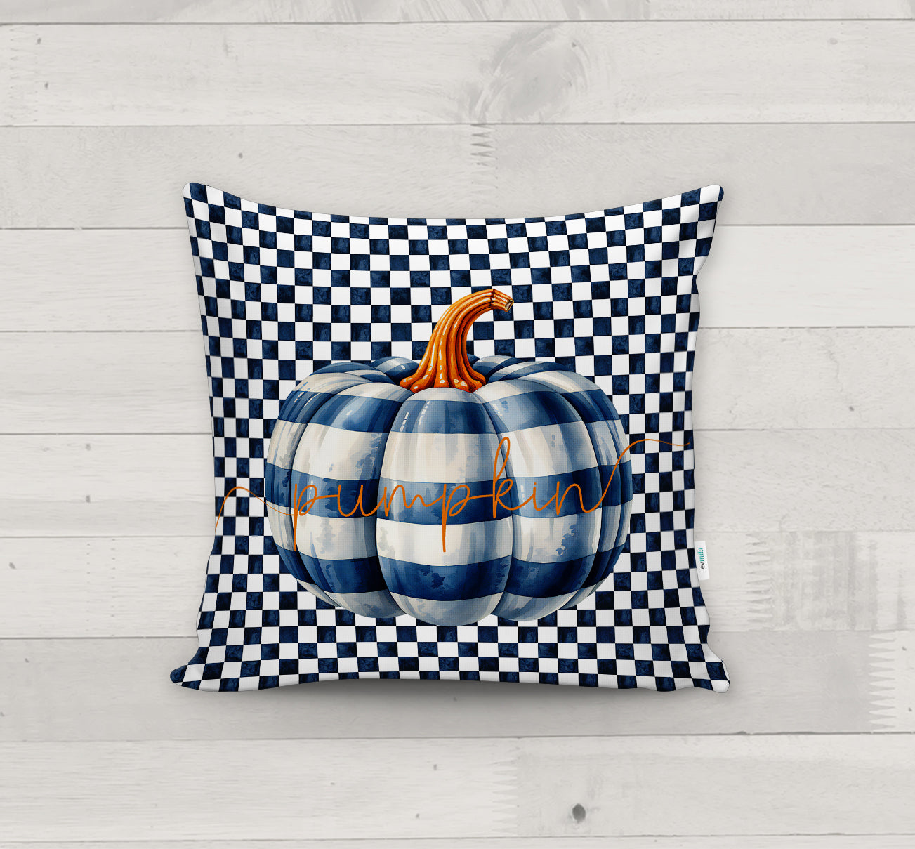 Evmila Autumn Patterned Cushion Cover