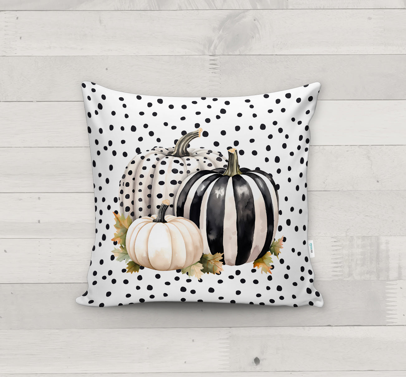Evmila Autumn Patterned Cushion Cover