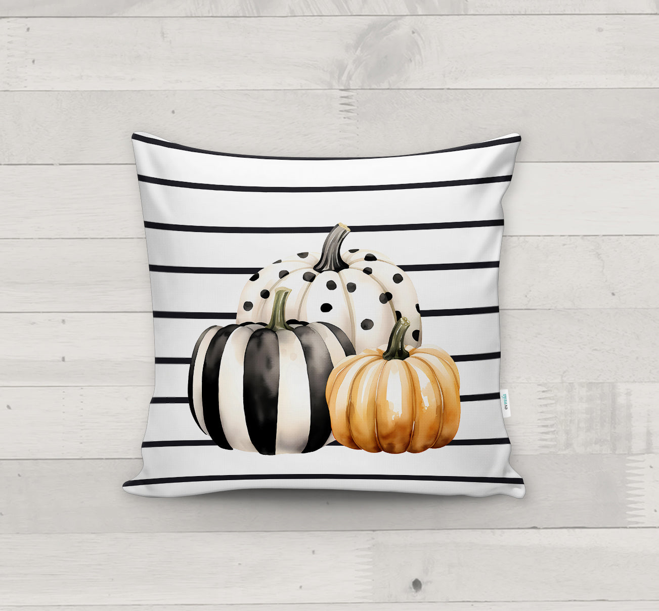 Evmila Autumn Patterned Cushion Cover