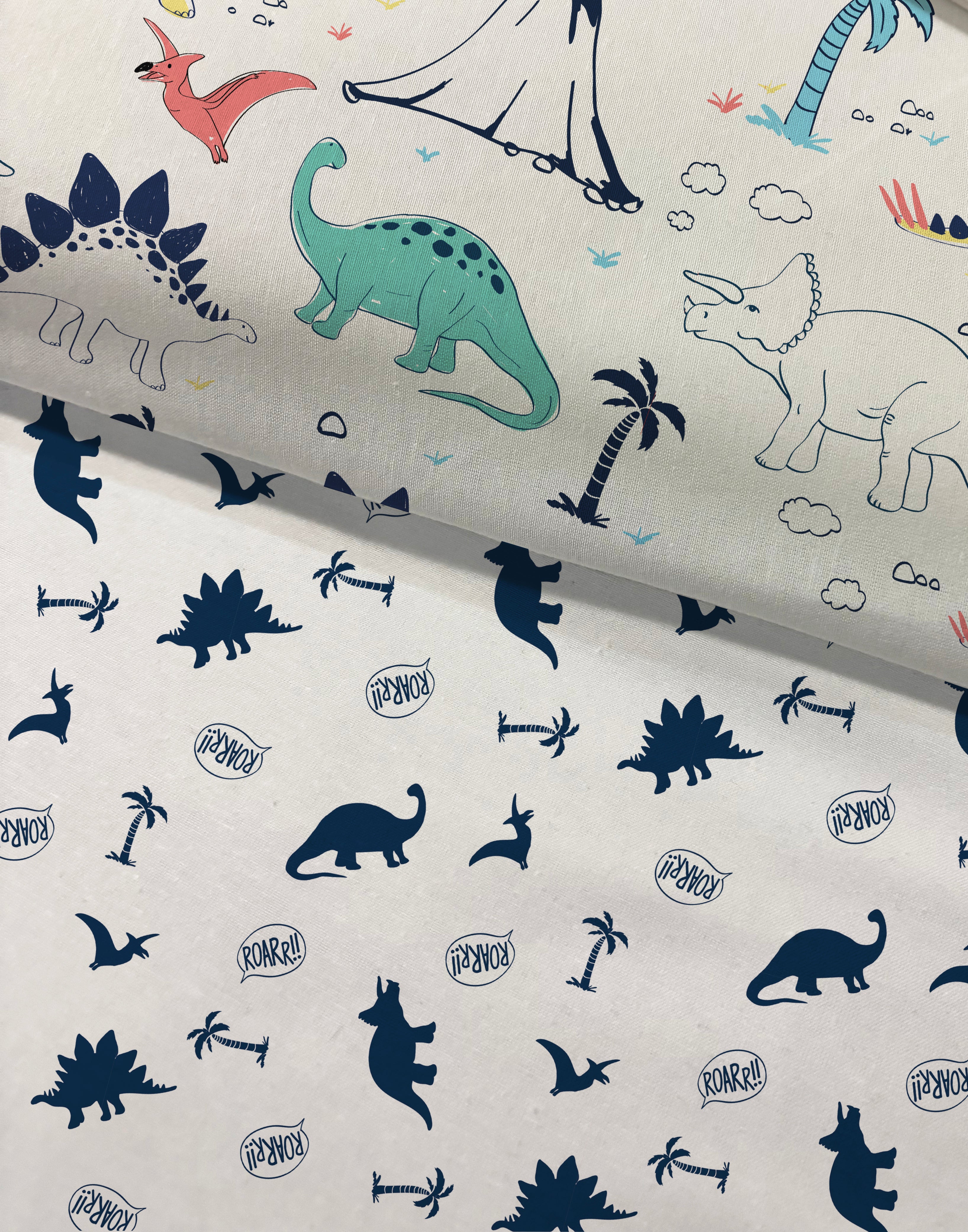 Evmila Astronaut Patterned Duvet Cover Set