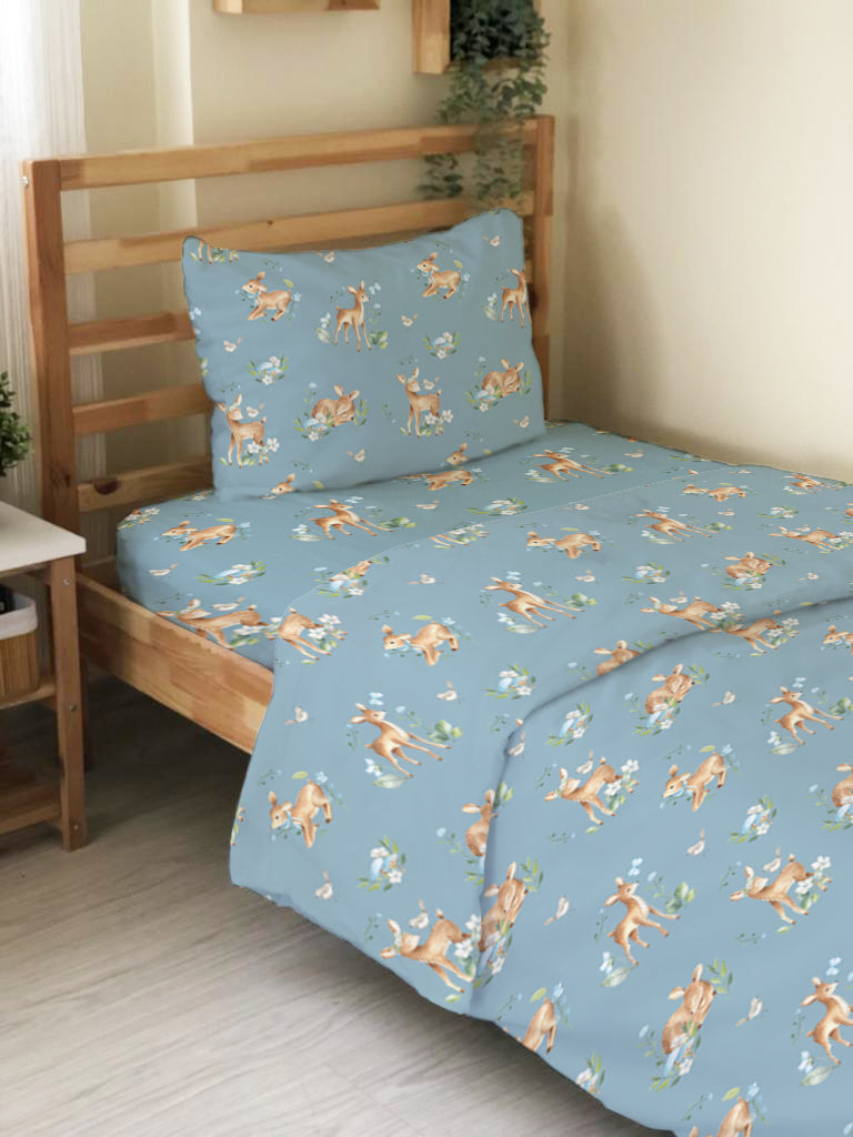 Evmila Astronaut Patterned Duvet Cover Set