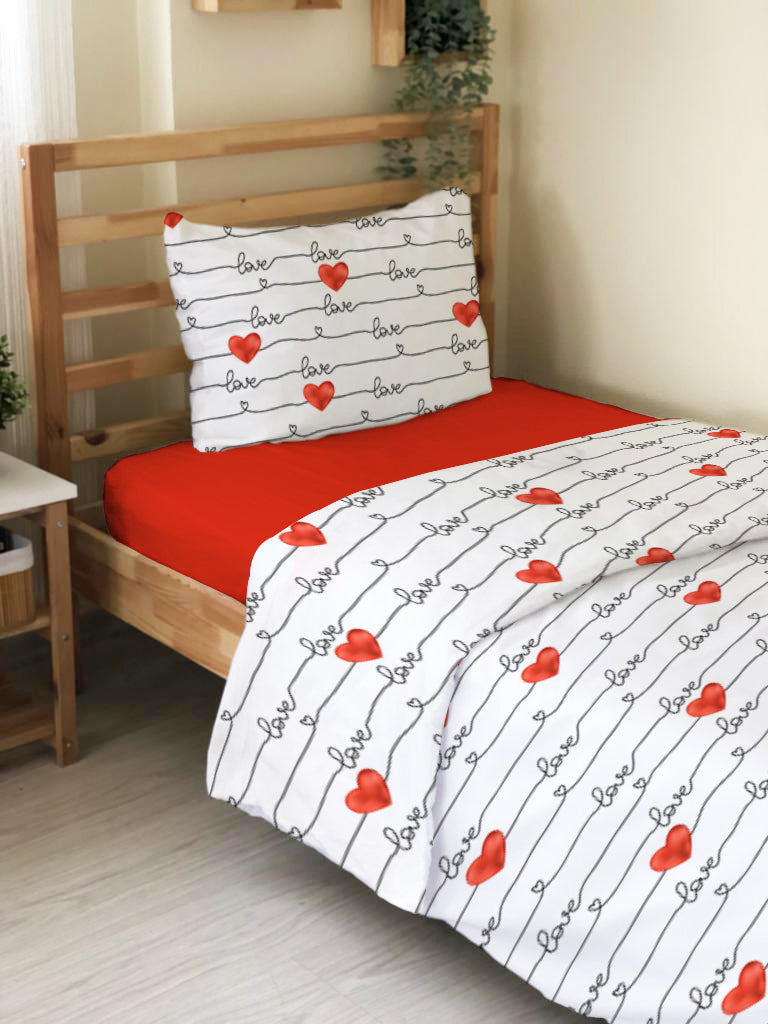 Evmila Astronaut Patterned Duvet Cover Set