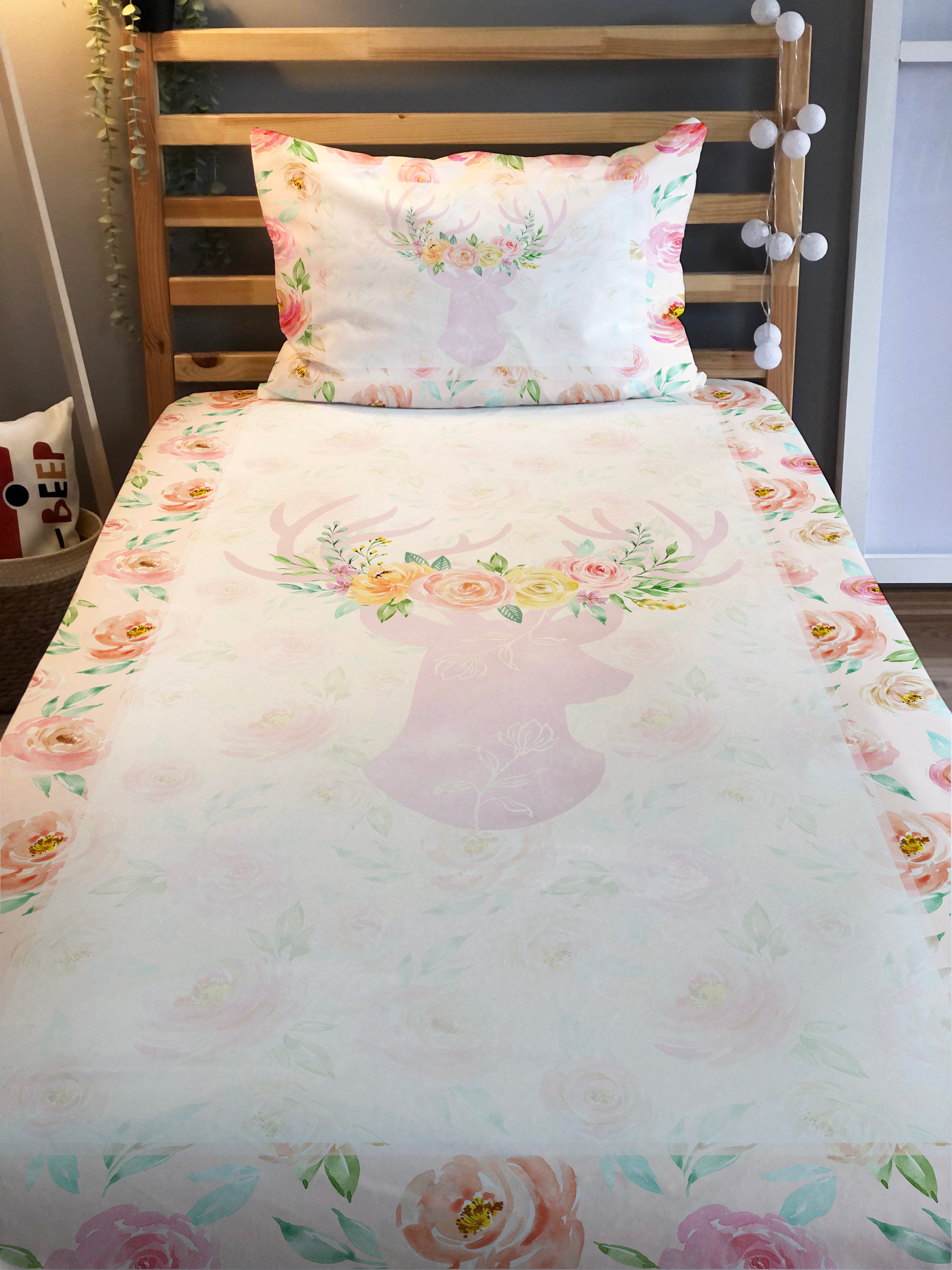 Evmila Astronaut Patterned Duvet Cover Set