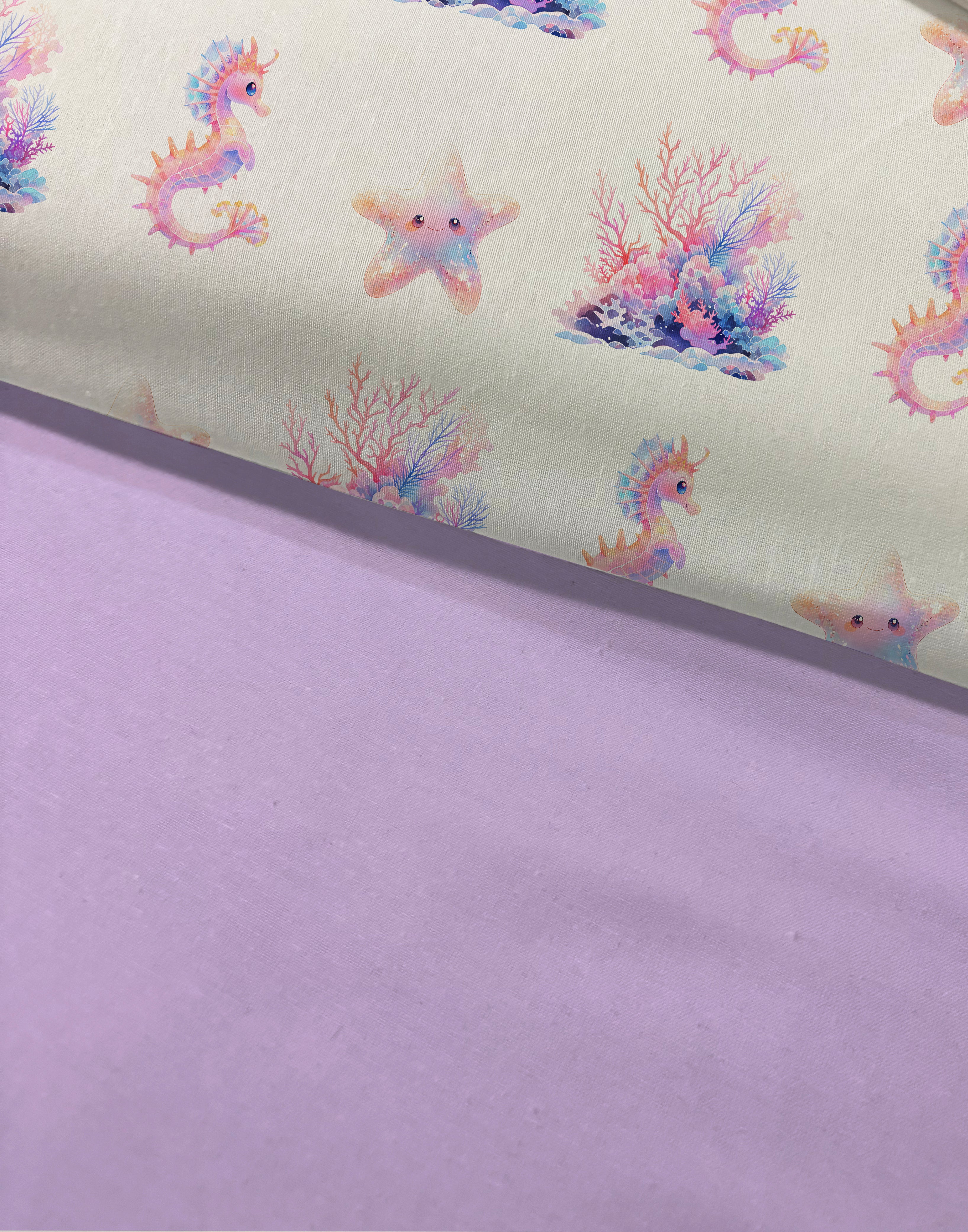 Evmila Deniz Kızı Desenli Nevresim Takımı