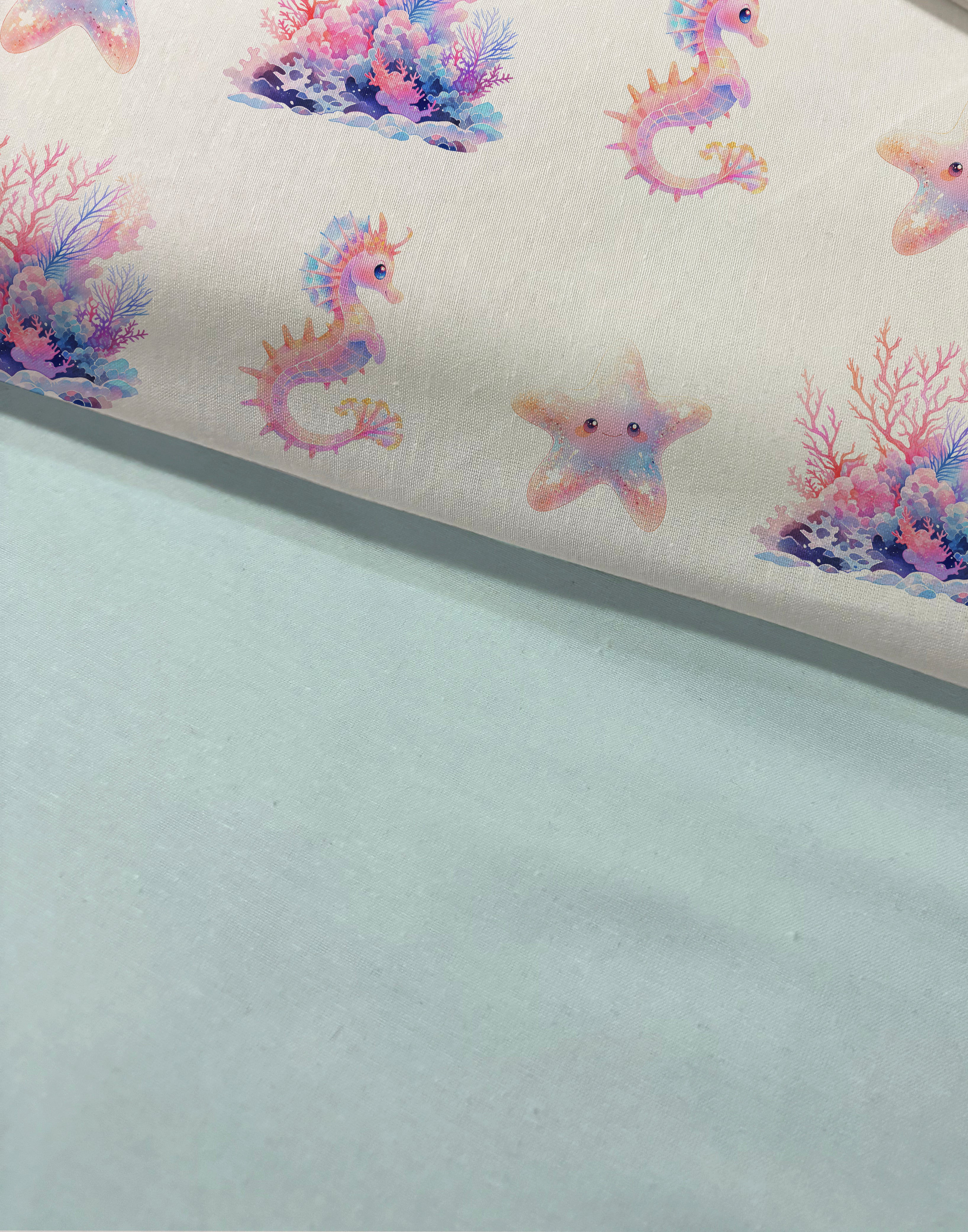 Evmila Deniz Kızı Desenli Nevresim Takımı