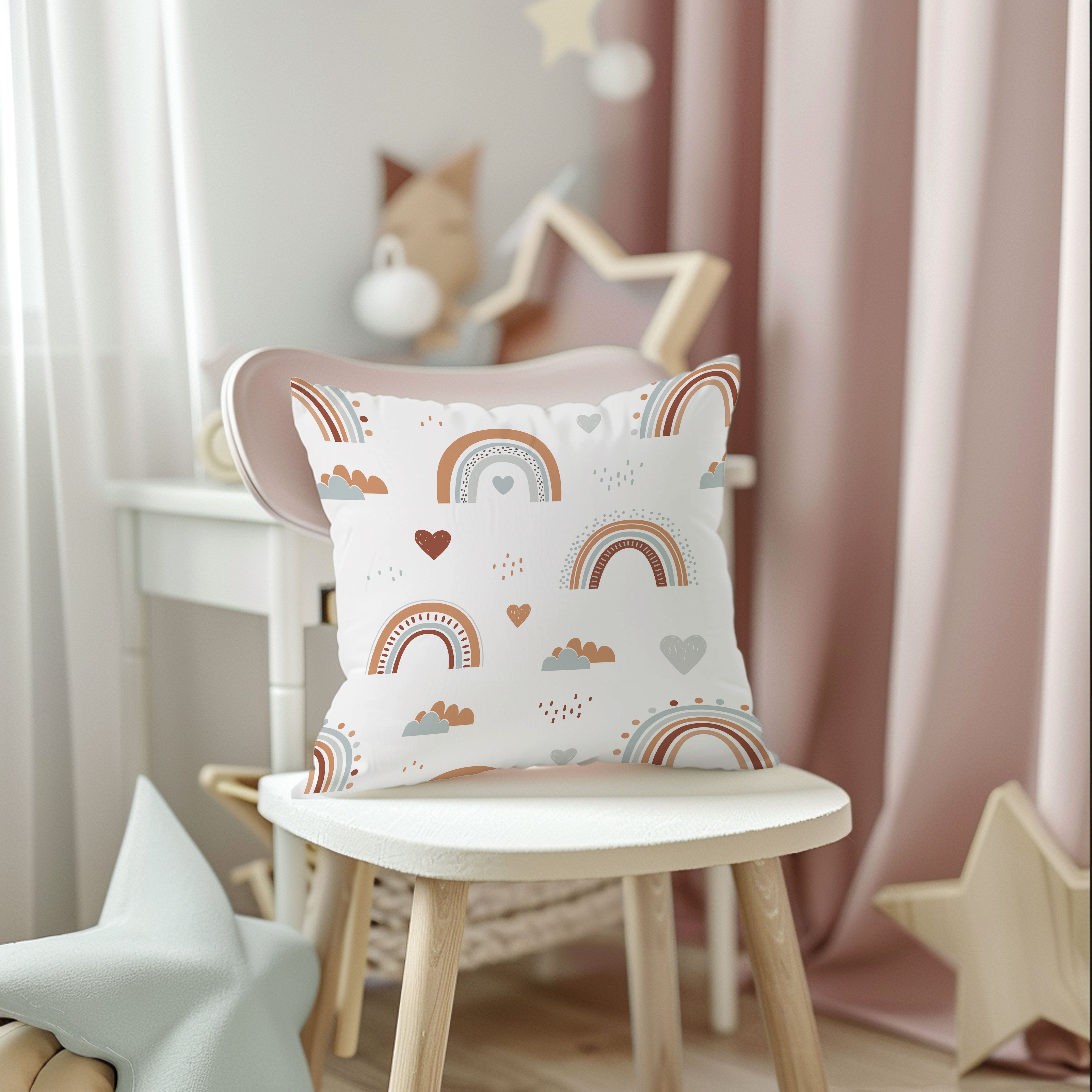 Evmila Autumn Patterned Cushion Cover
