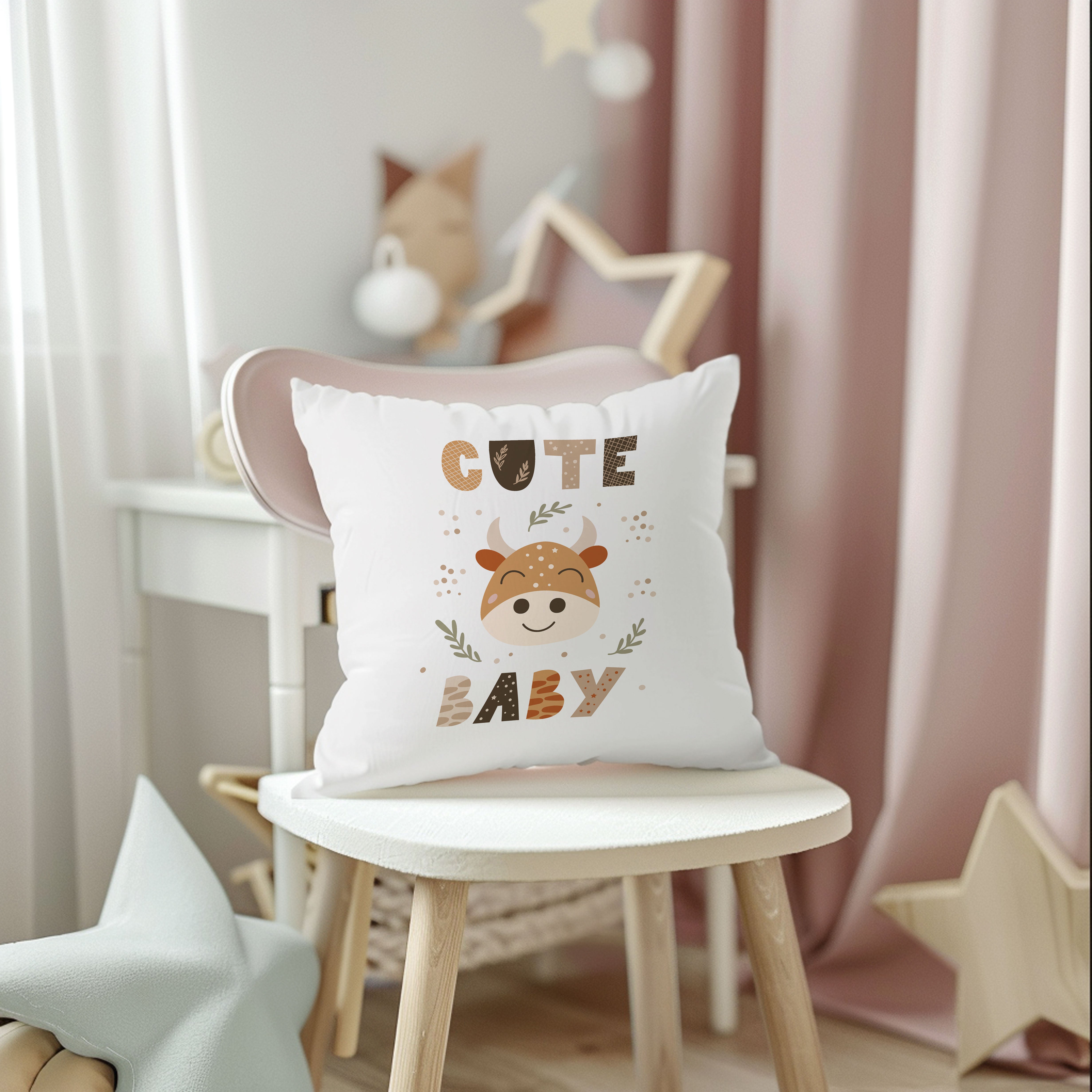 Evmila Autumn Patterned Cushion Cover