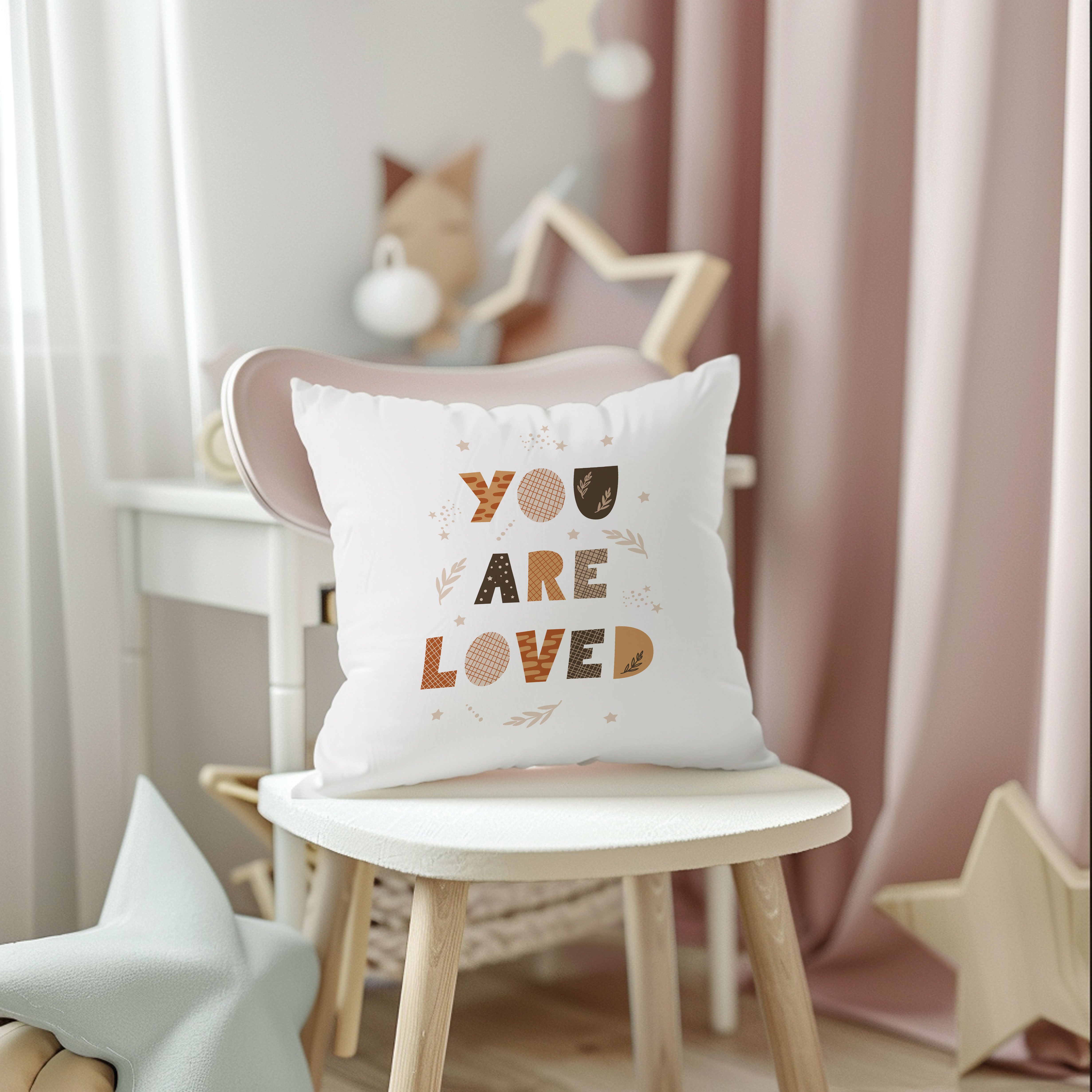 Evmila Autumn Patterned Cushion Cover