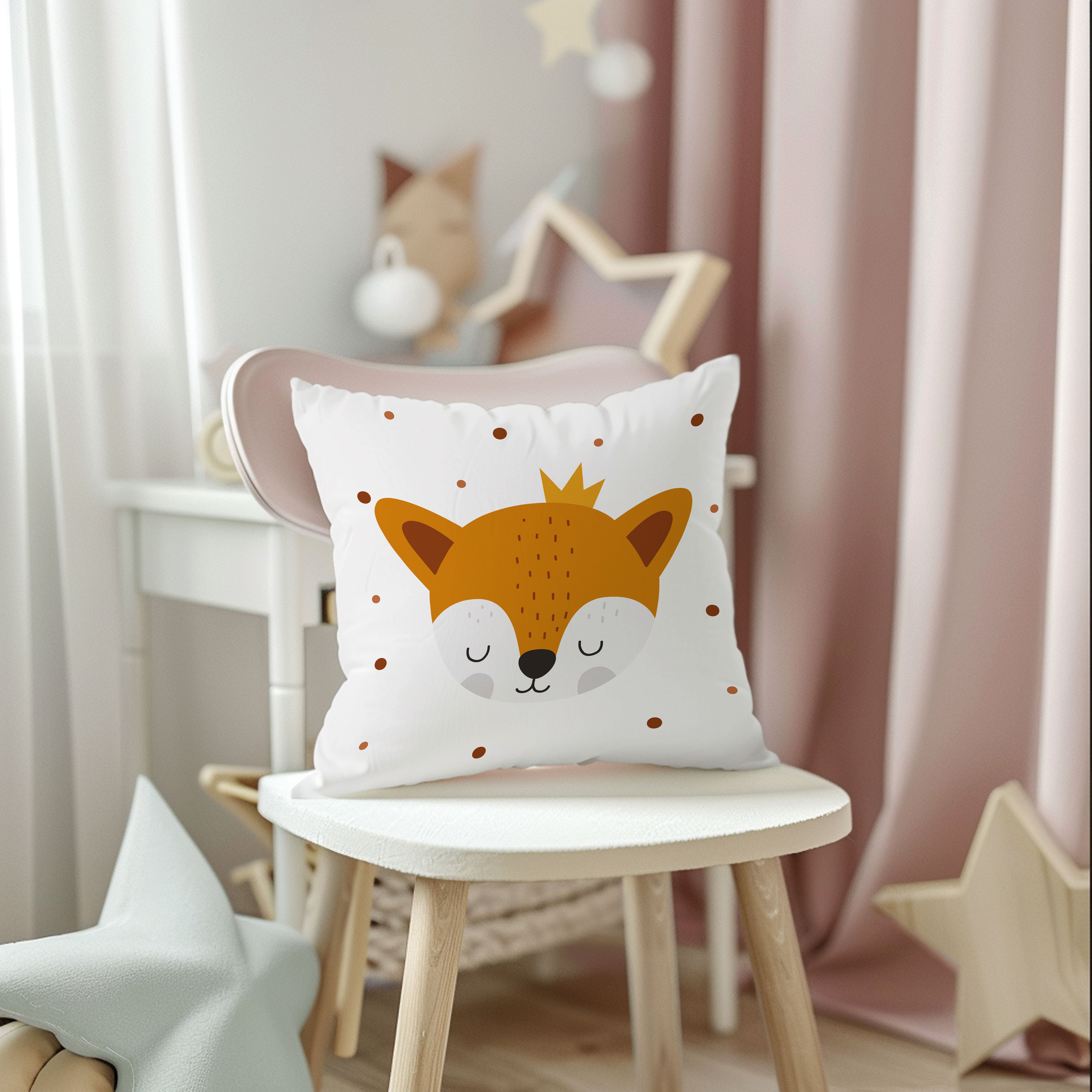 Evmila Autumn Patterned Cushion Cover