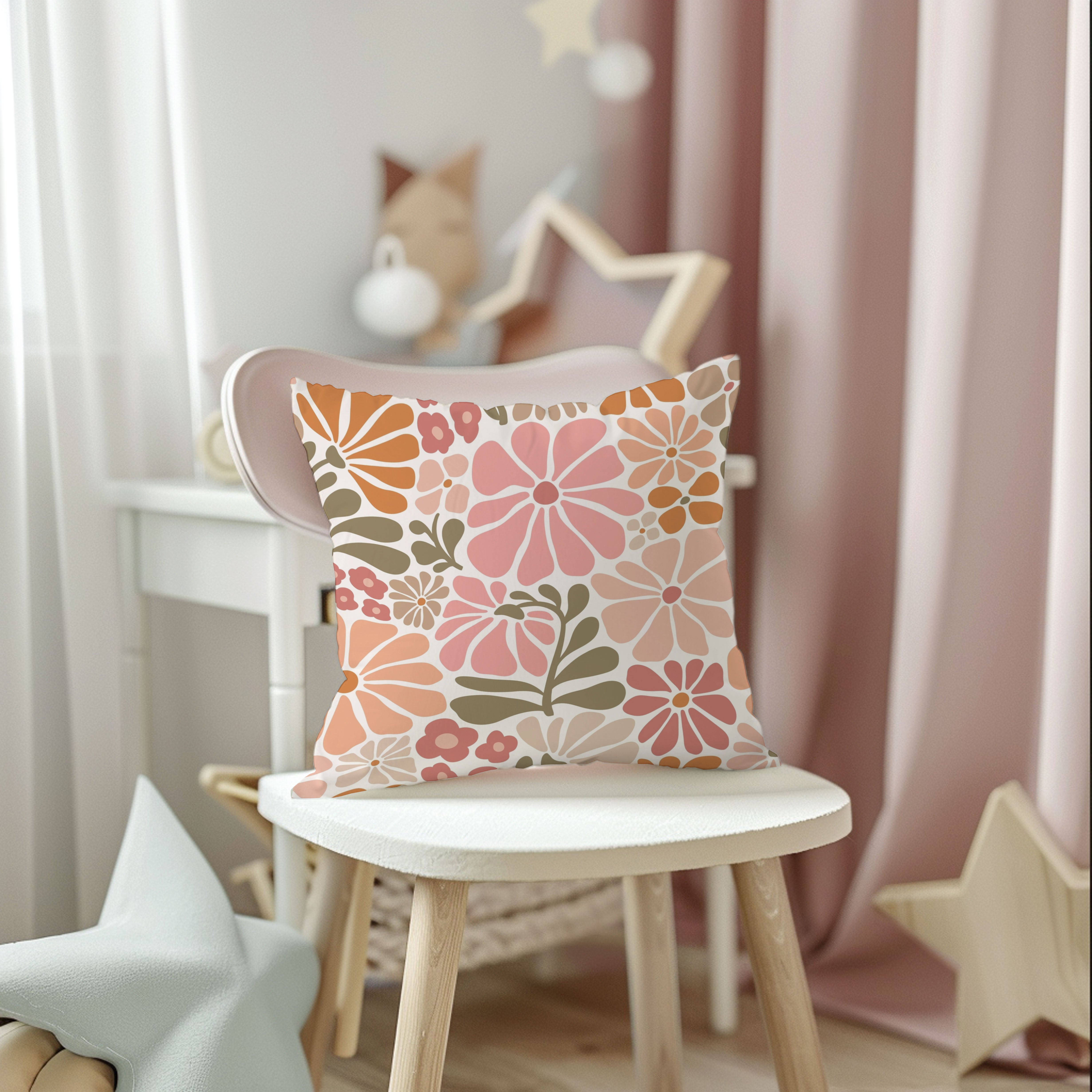 Evmila Autumn Patterned Cushion Cover