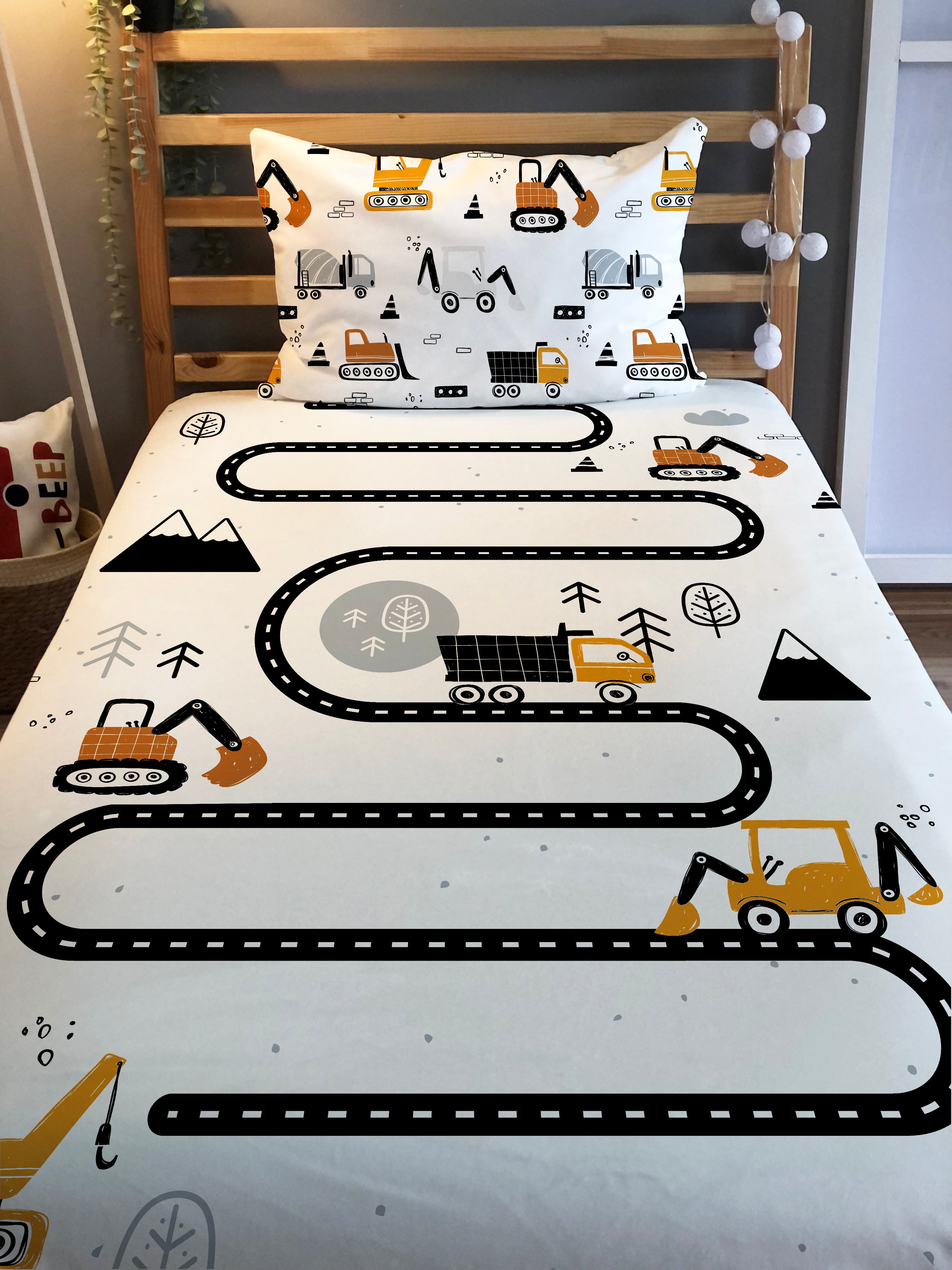 Evmila Astronaut Patterned Duvet Cover Set