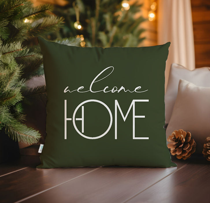 Evmila Yeni Yıl Desenli Kırlent Kılıfı