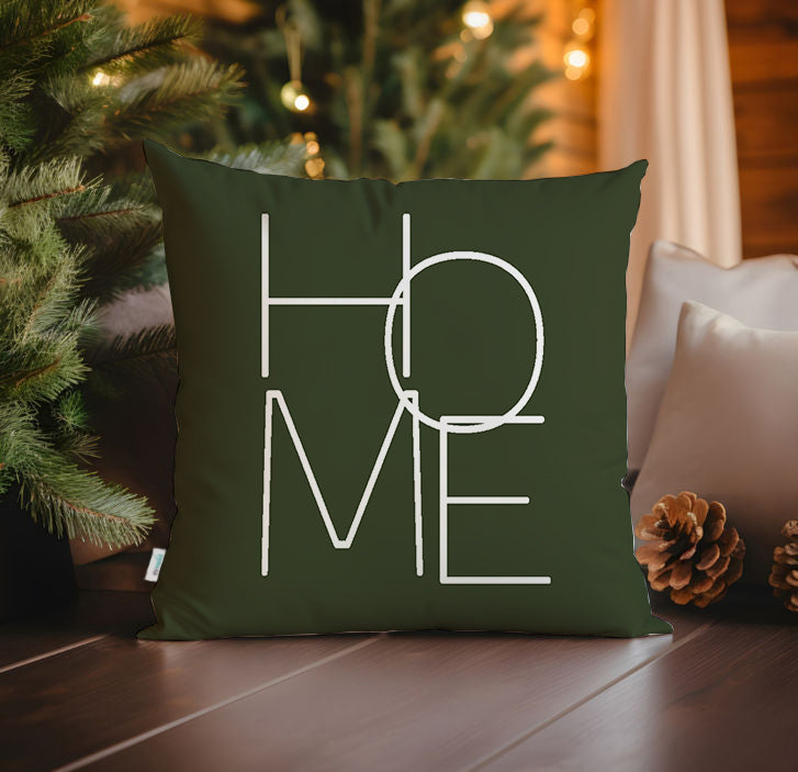 Evmila Yeni Yıl Desenli Kırlent Kılıfı