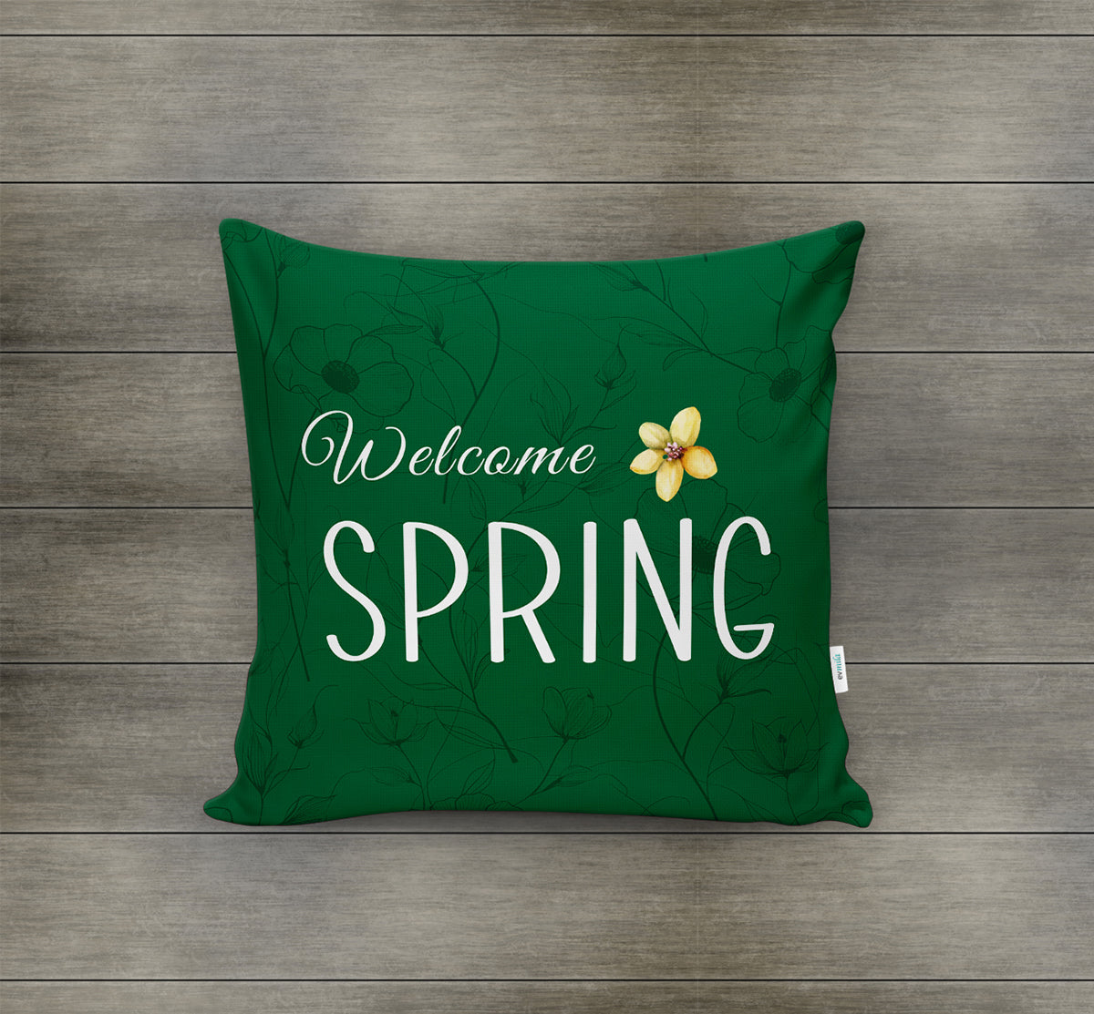 Evmila Autumn Patterned Cushion Cover