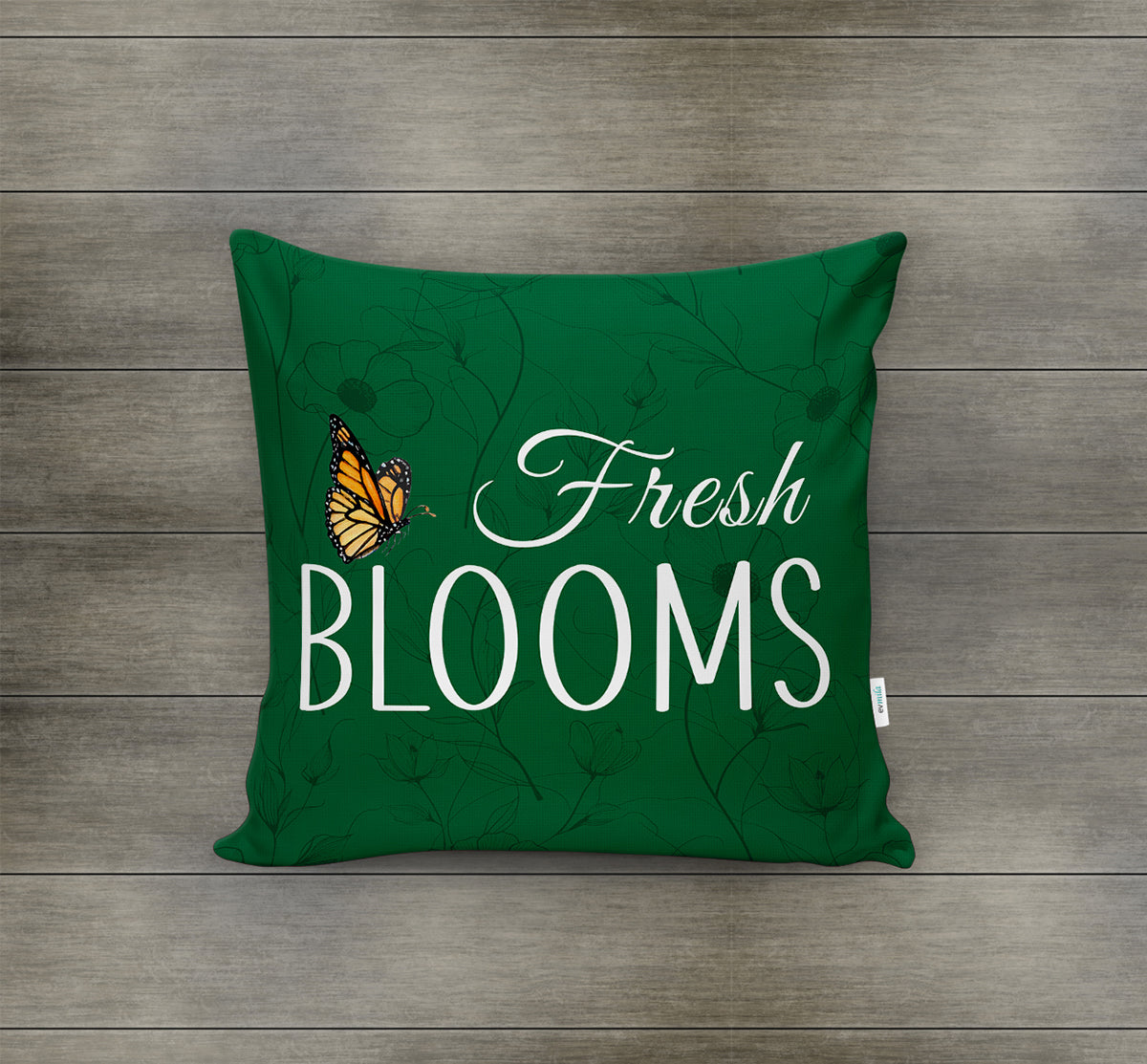 Evmila Autumn Patterned Cushion Cover