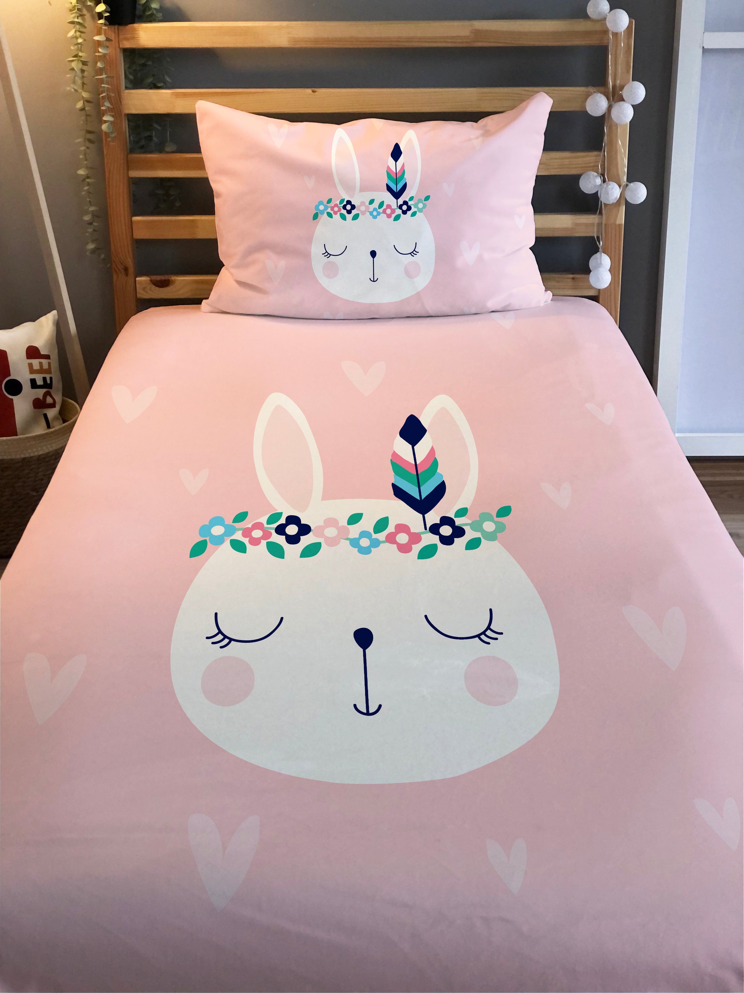 Evmila Astronaut Patterned Duvet Cover Set