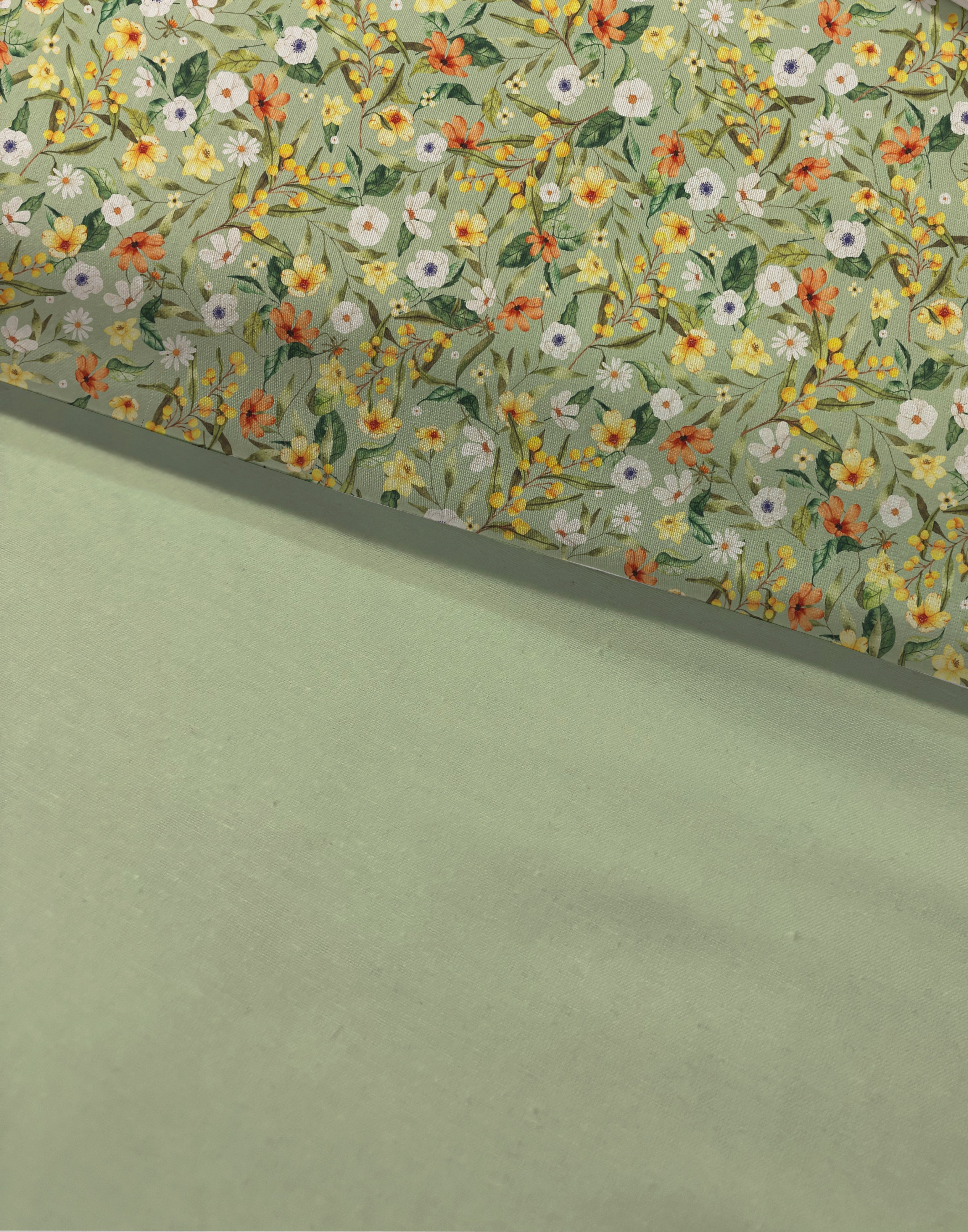 Evmila Minik Çiçekler Desenli Nevresim Takımı