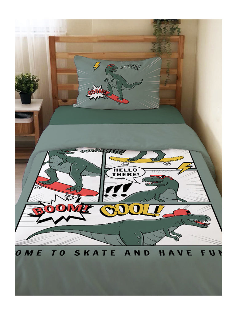 Evmila Astronaut Patterned Duvet Cover Set