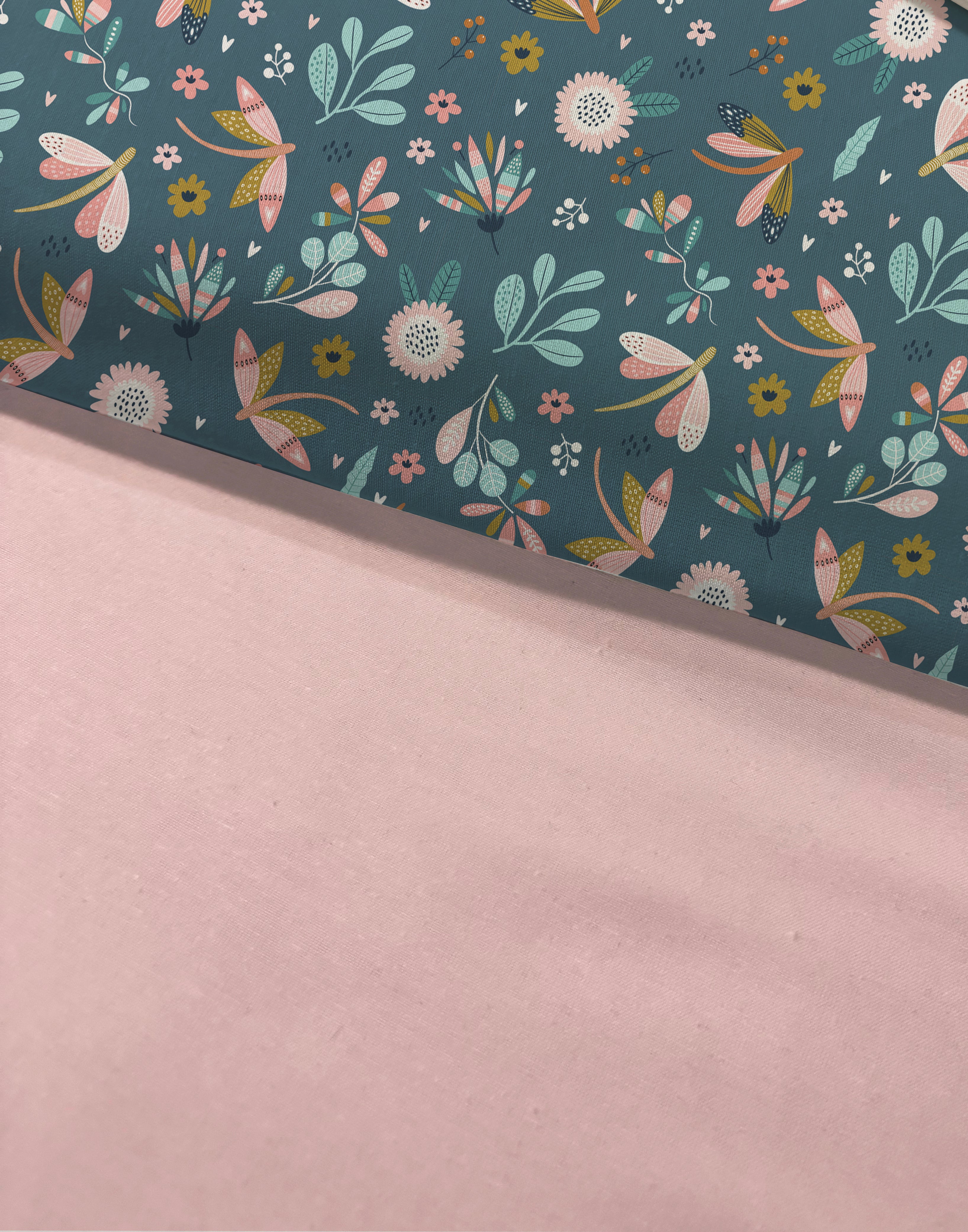 Evmila Astronaut Patterned Duvet Cover Set