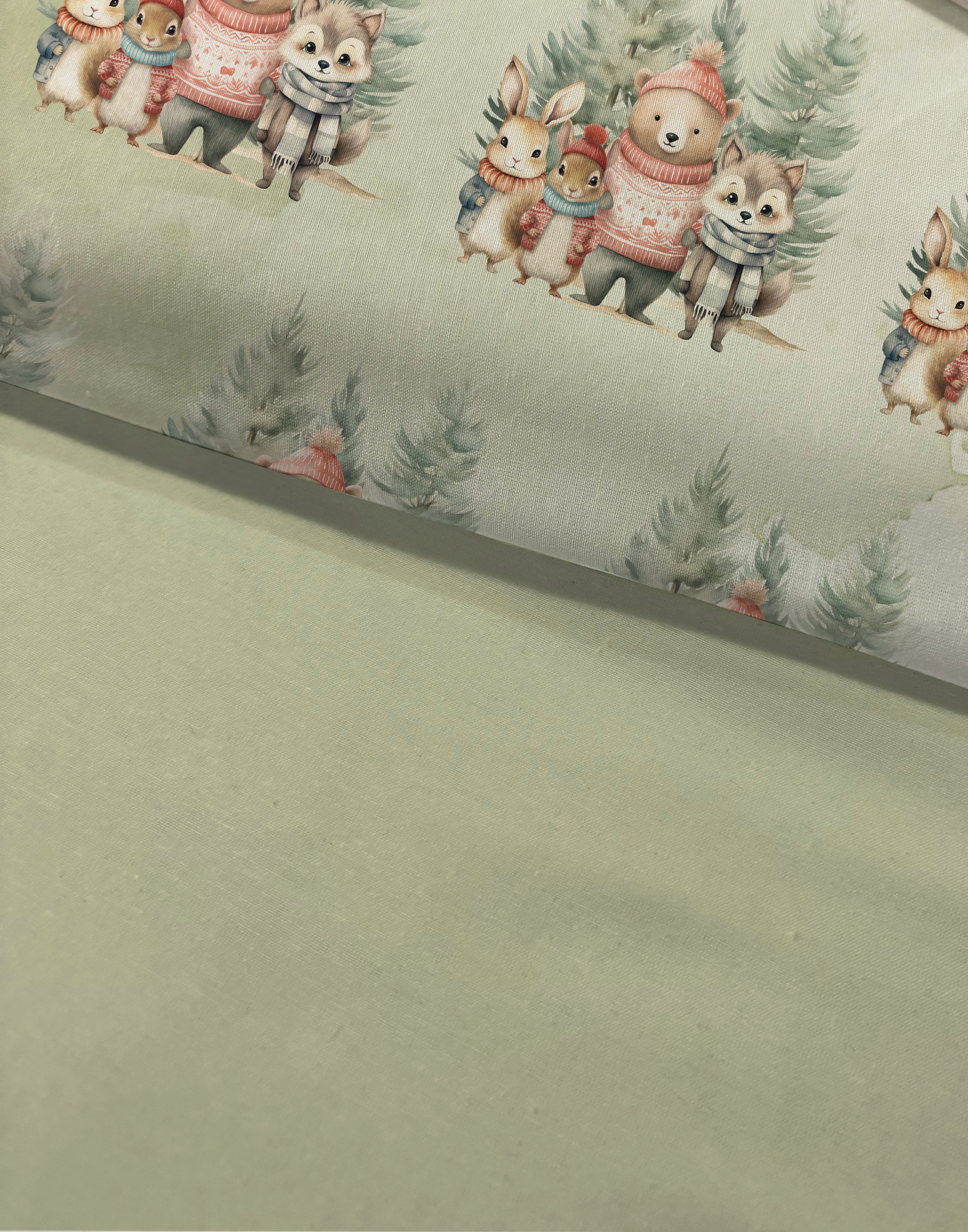 Evmila Sevimli Hayvanlar Desenli Nevresim Takımı