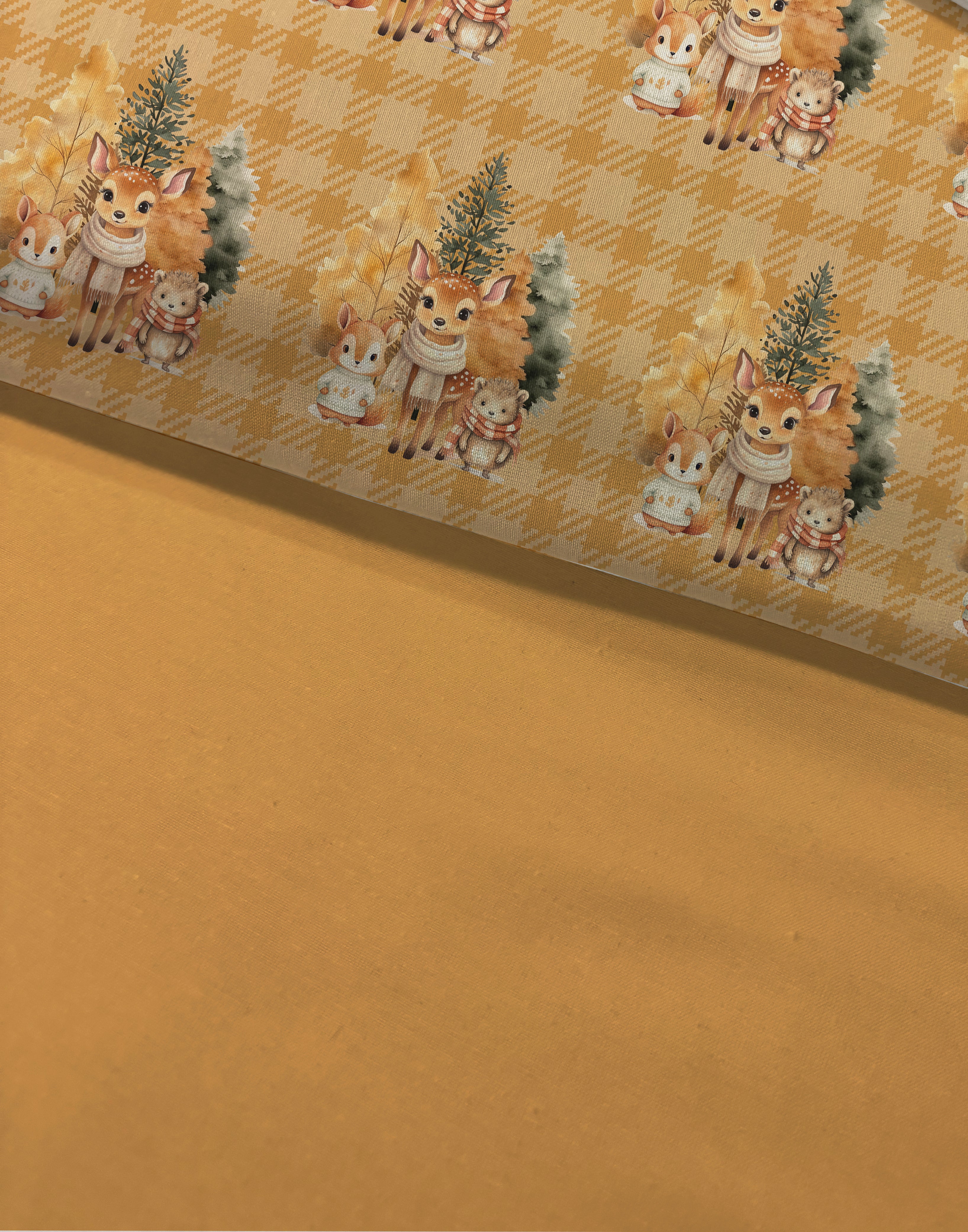 Evmila Sevimli Hayvanlar Desenli Nevresim Takımı