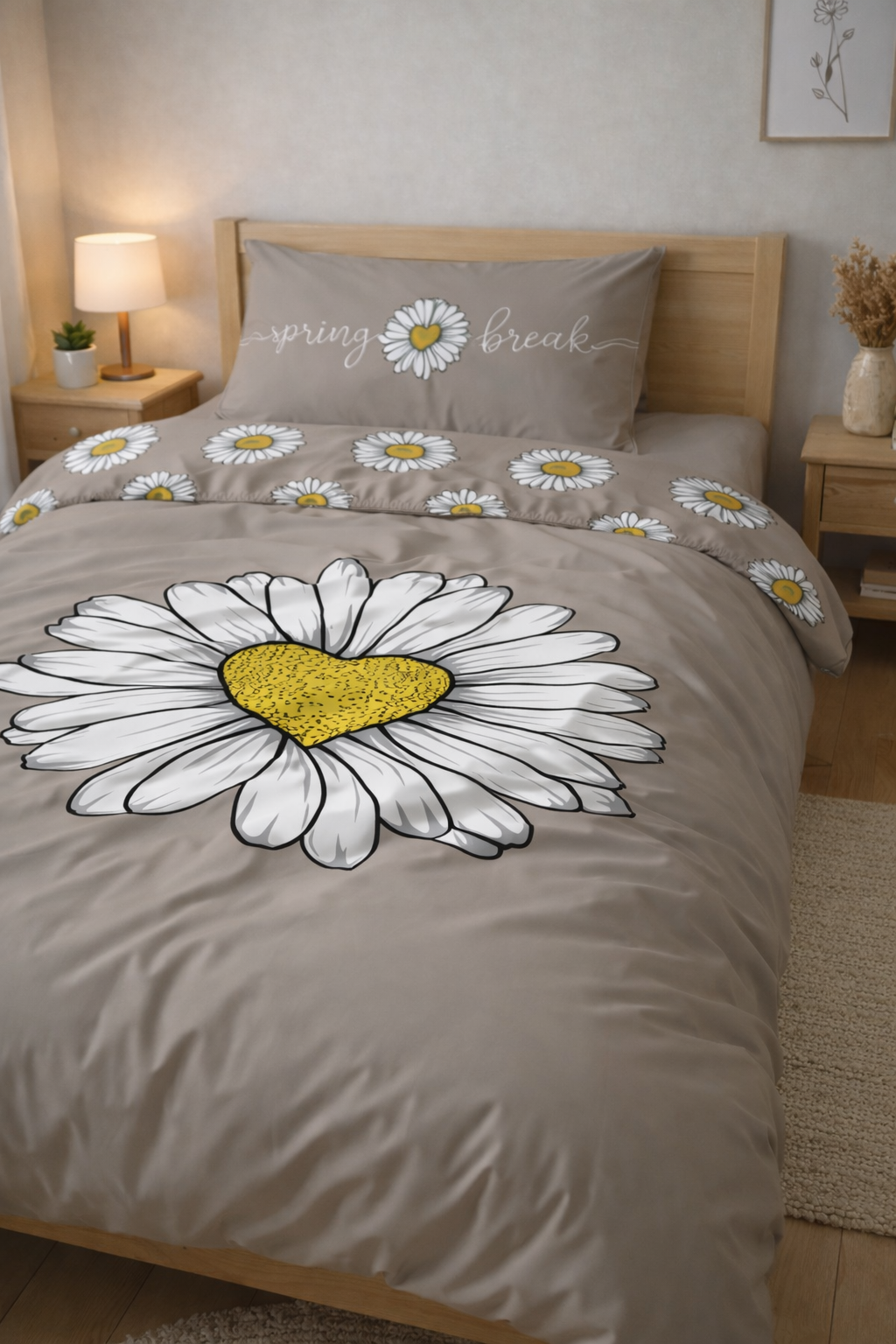 Evmila Astronaut Patterned Duvet Cover Set