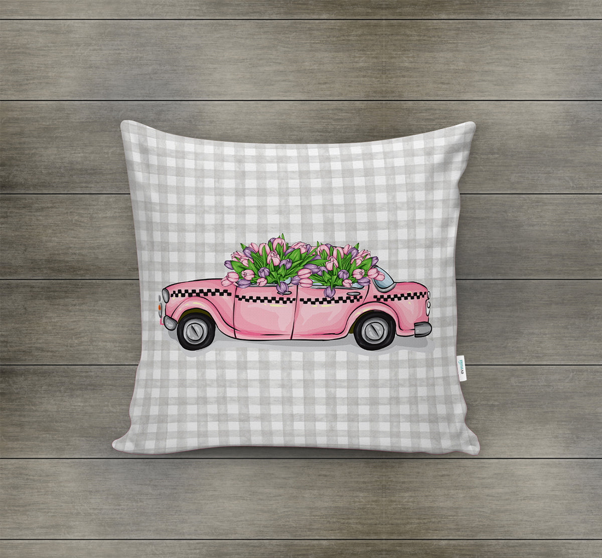 Evmila Autumn Patterned Cushion Cover