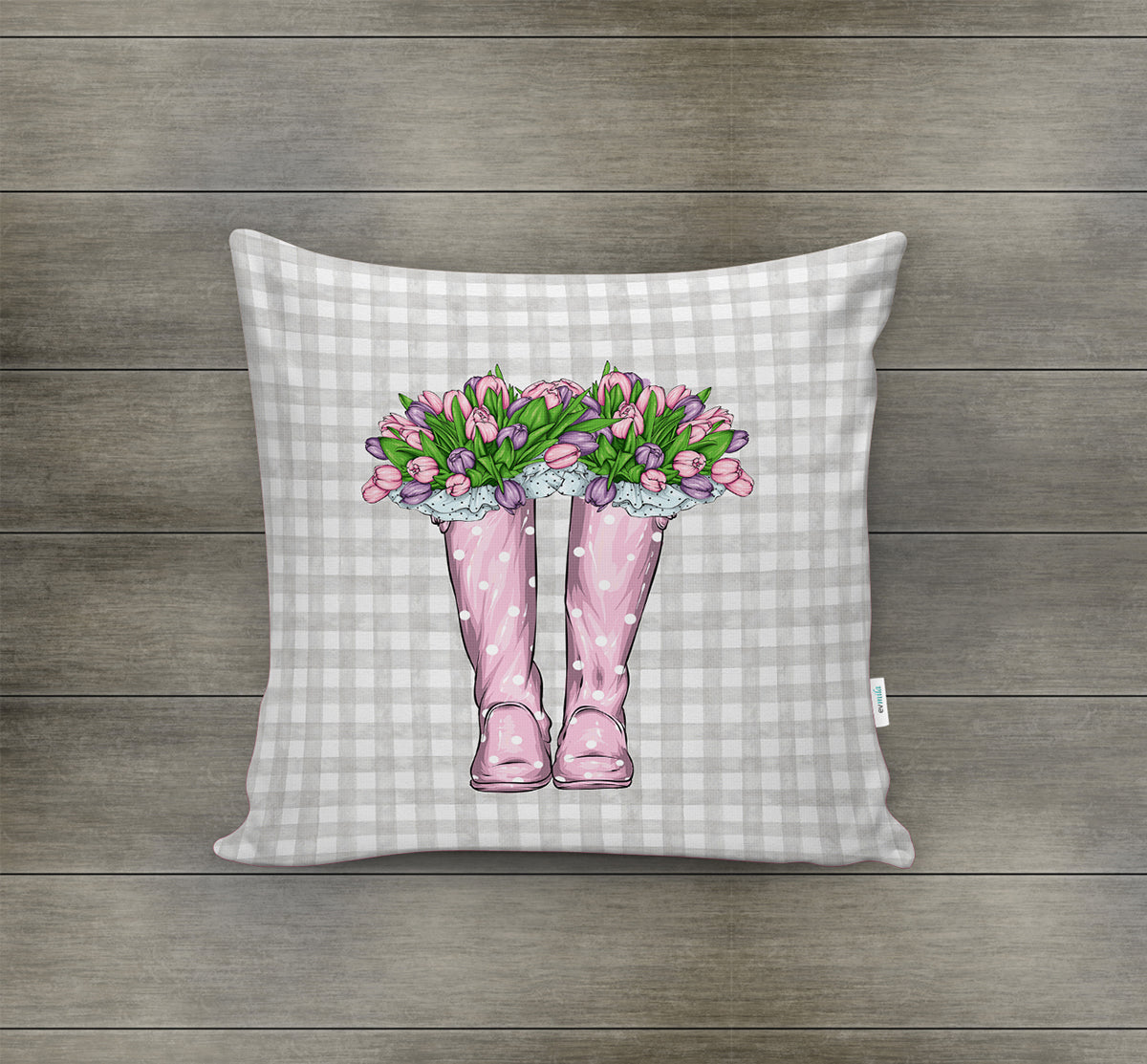 Evmila Autumn Patterned Cushion Cover
