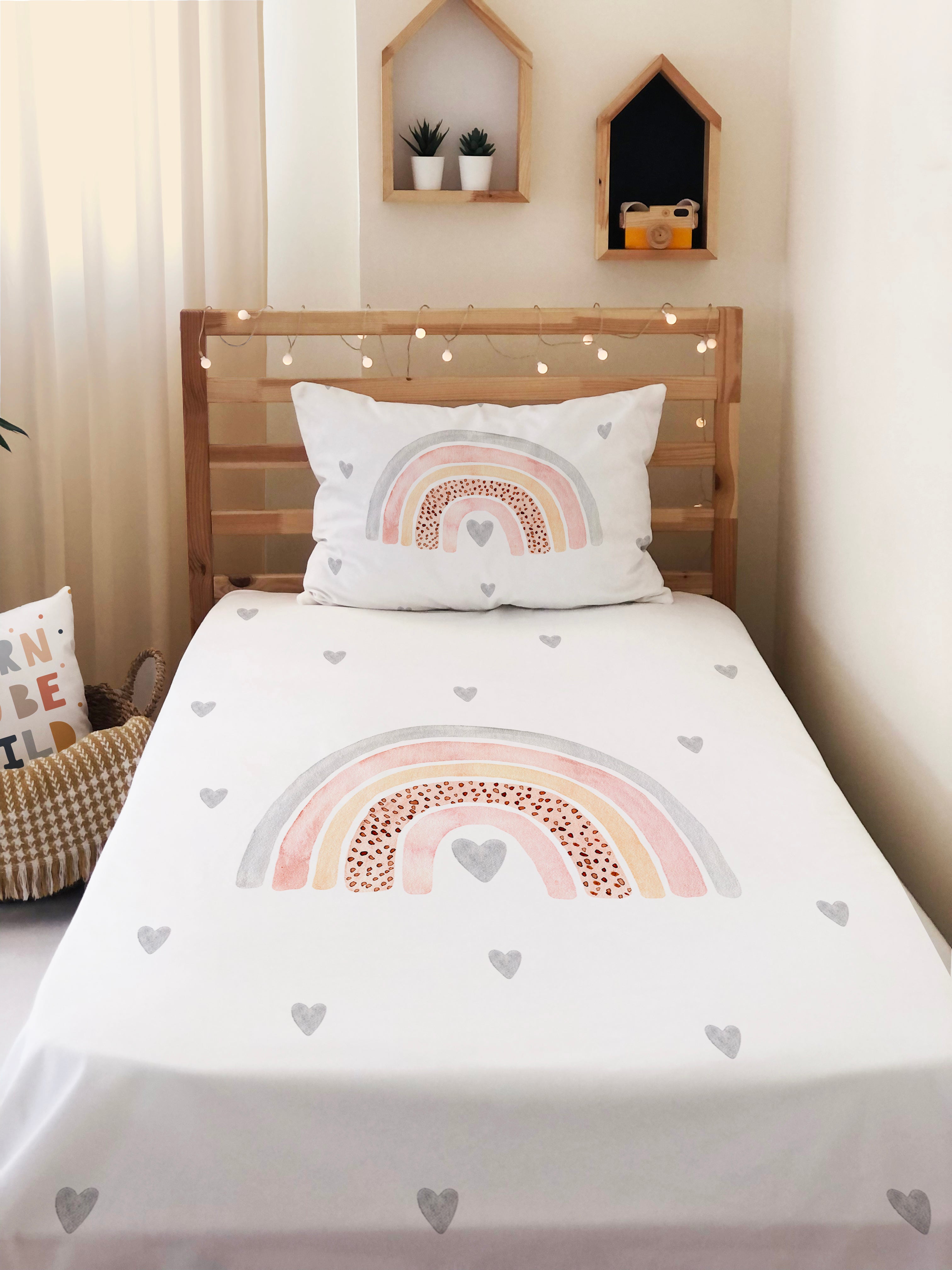 Evmila Astronaut Patterned Duvet Cover Set