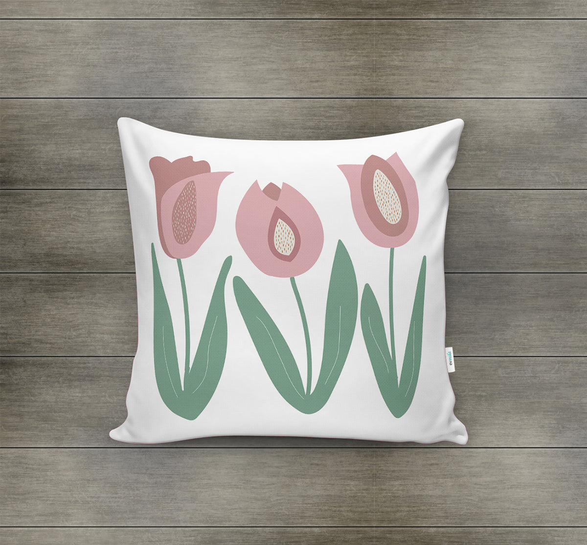 Evmila Autumn Patterned Cushion Cover