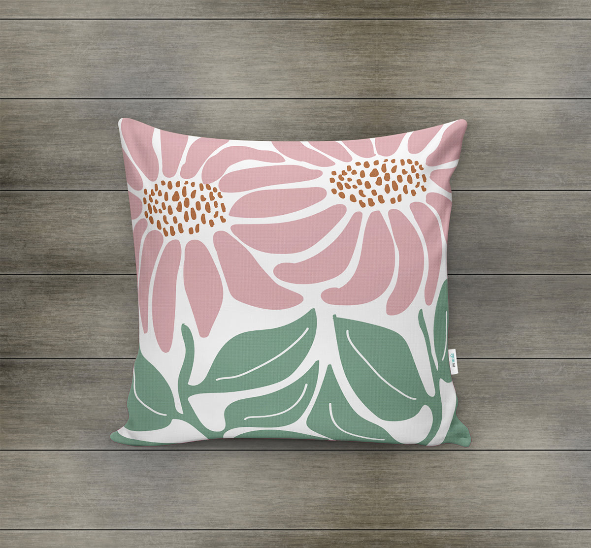 Evmila Autumn Patterned Cushion Cover