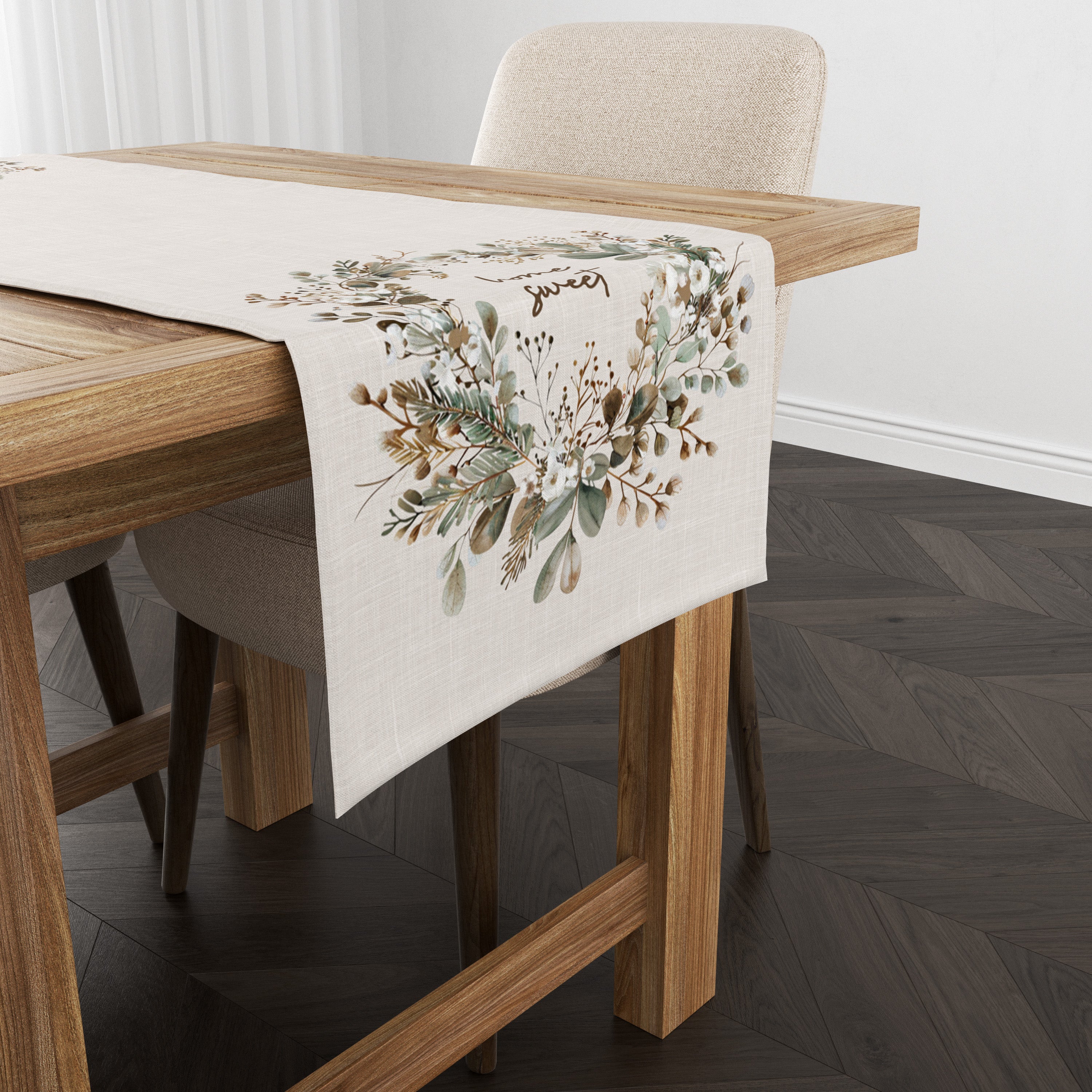 Evmila Kış Desenli Runner Modeli