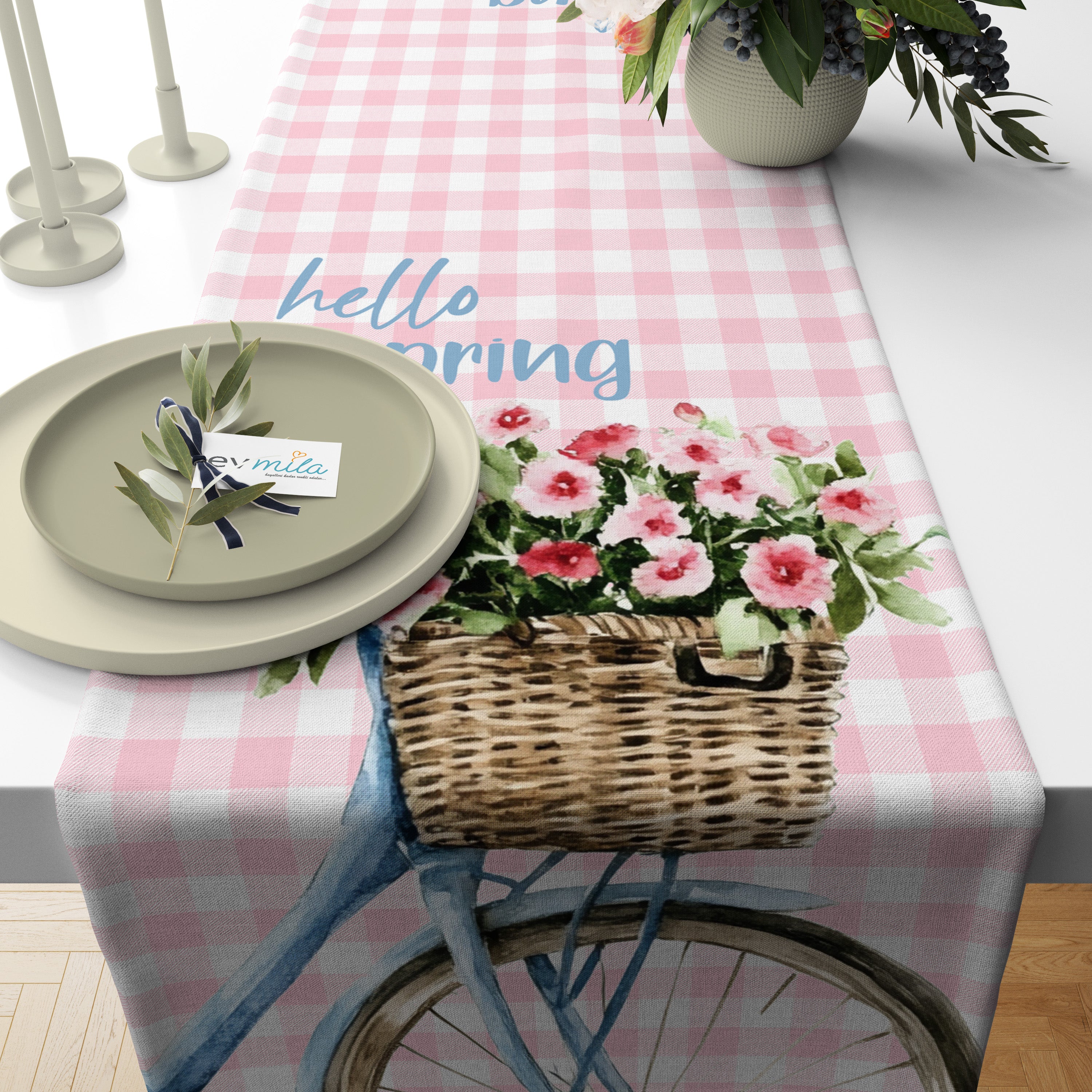 Evmila Autumn Patterned Cushion Cover