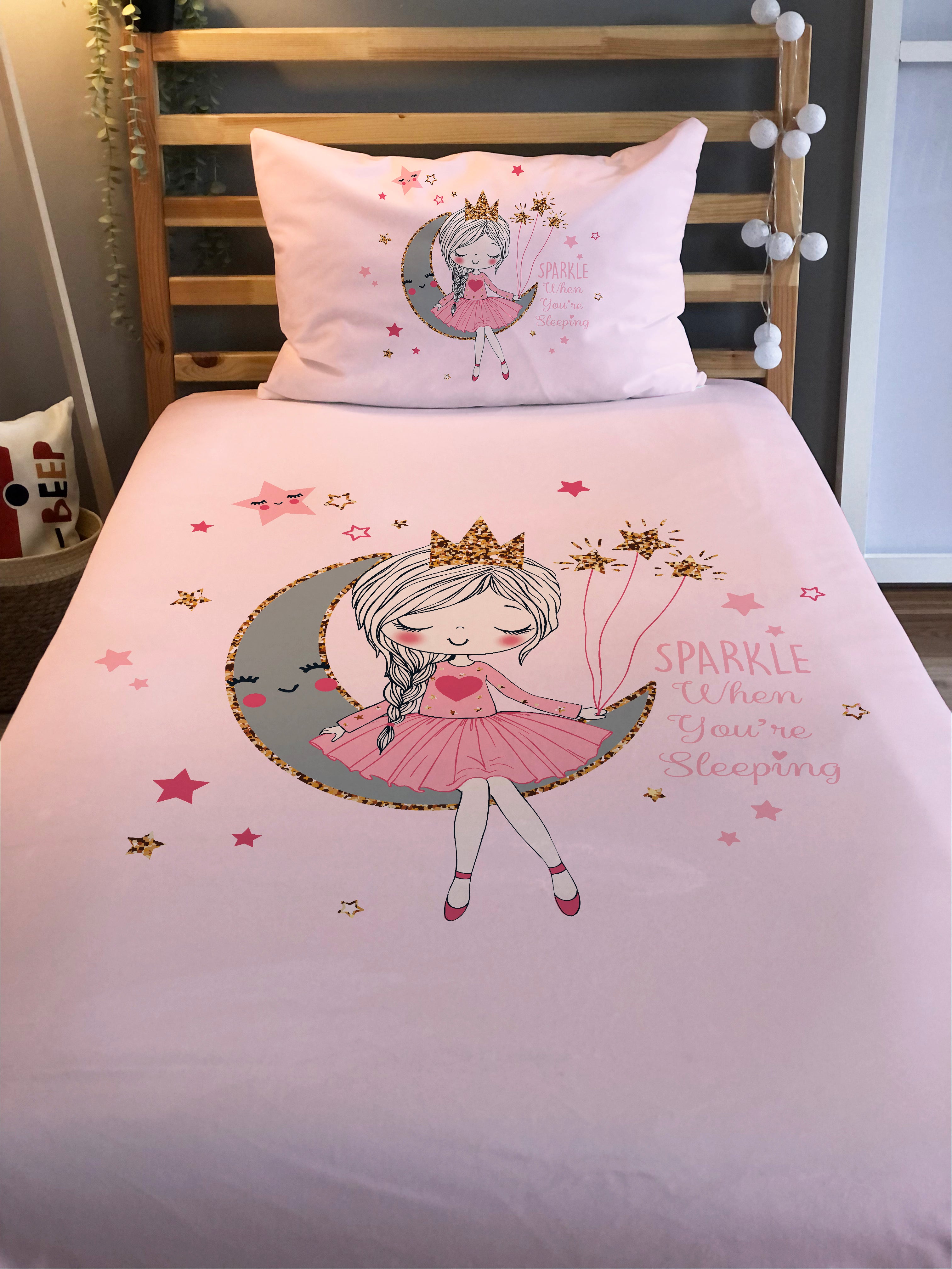 Evmila Astronaut Patterned Duvet Cover Set