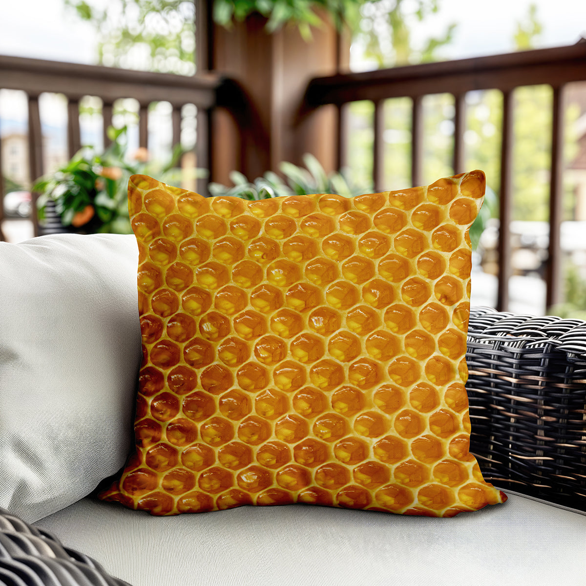 Evmila Autumn Patterned Cushion Cover