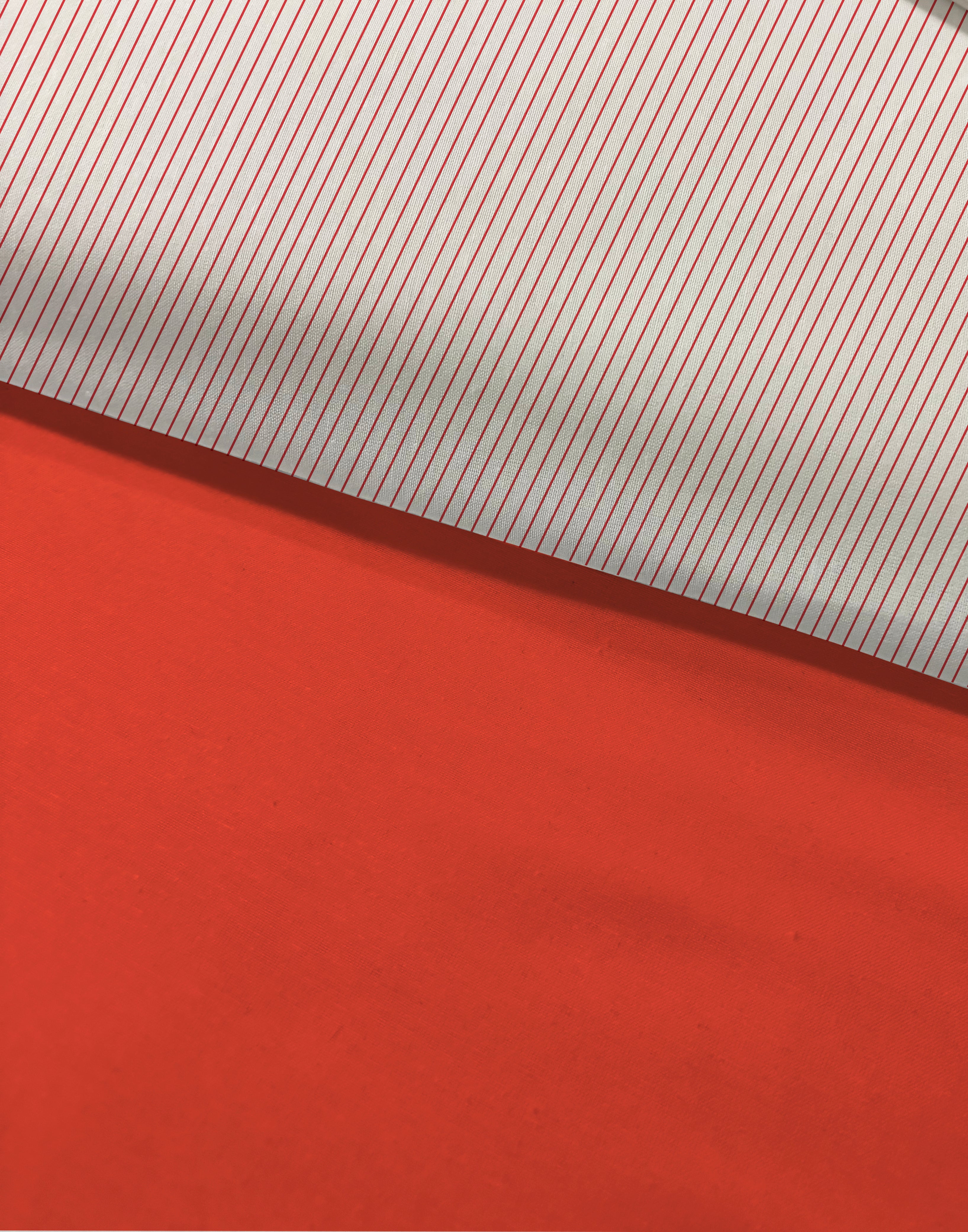 Evmila Çizgili Kalpler Desenli Nevresim Takımı