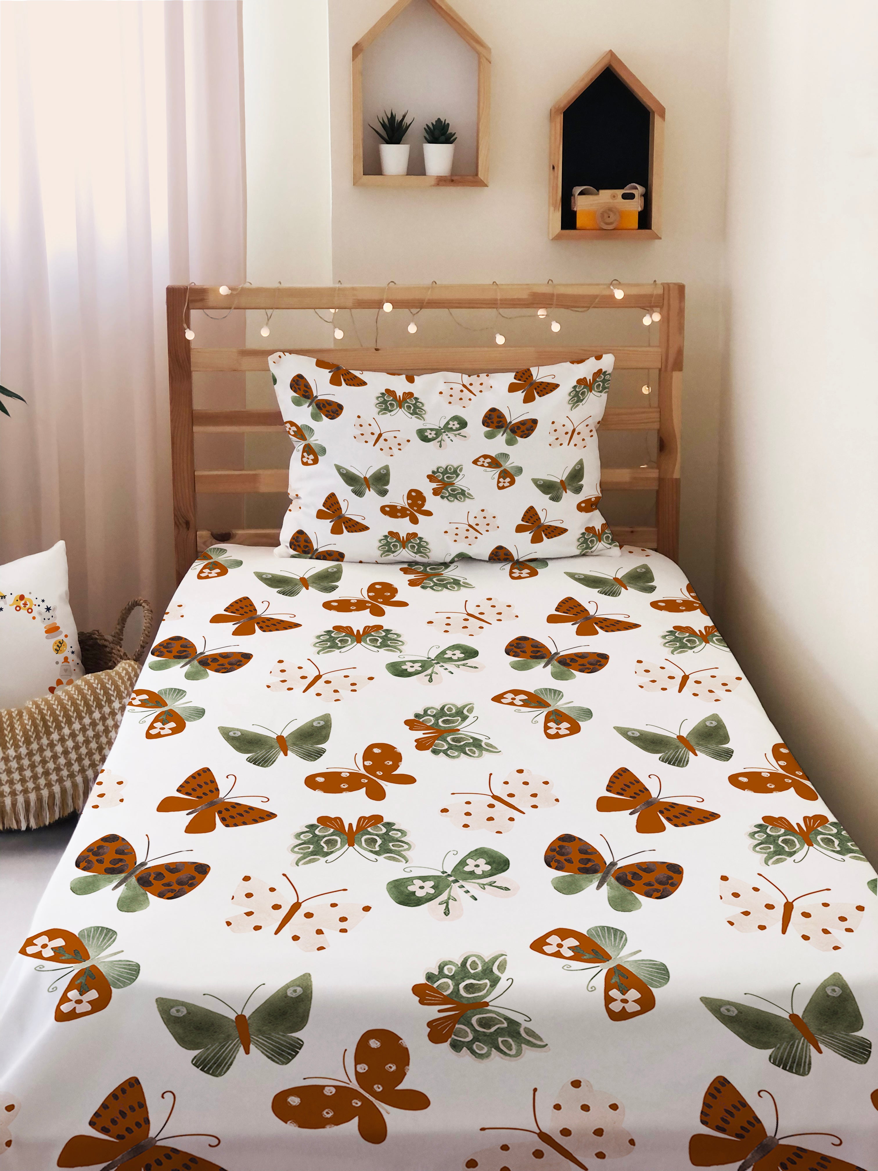 Evmila Astronaut Patterned Duvet Cover Set