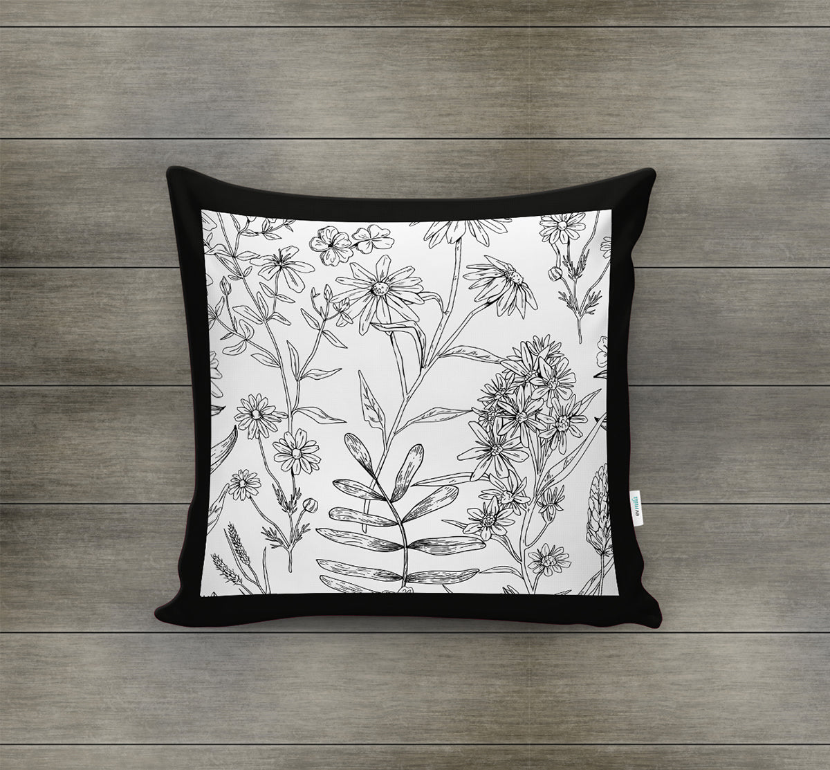 Evmila Autumn Patterned Cushion Cover