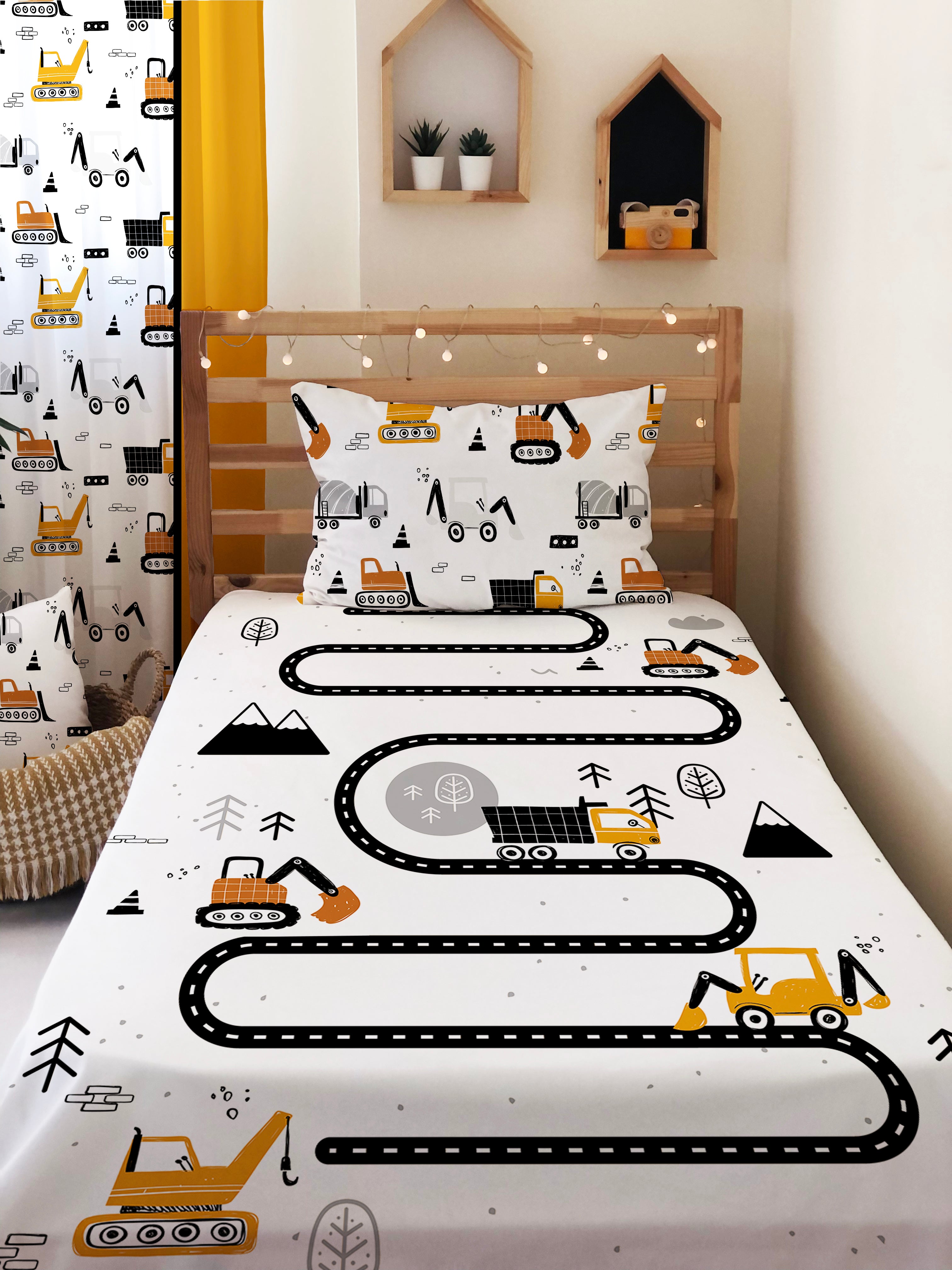 Evmila Astronaut Patterned Duvet Cover Set