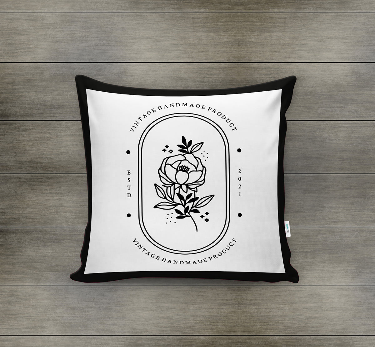 Evmila Autumn Patterned Cushion Cover