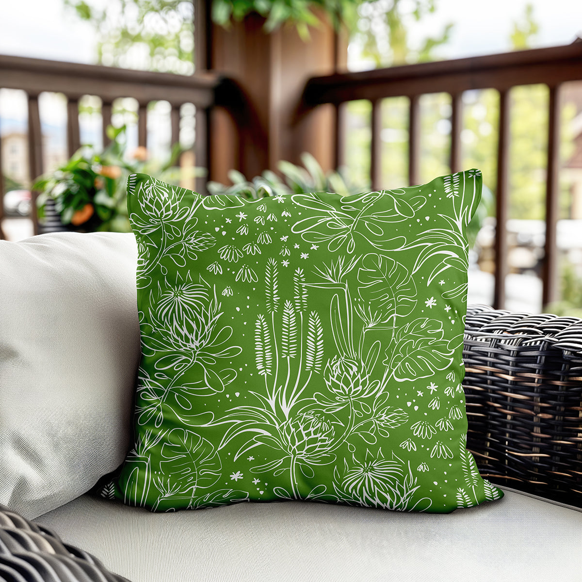 Evmila Autumn Patterned Cushion Cover