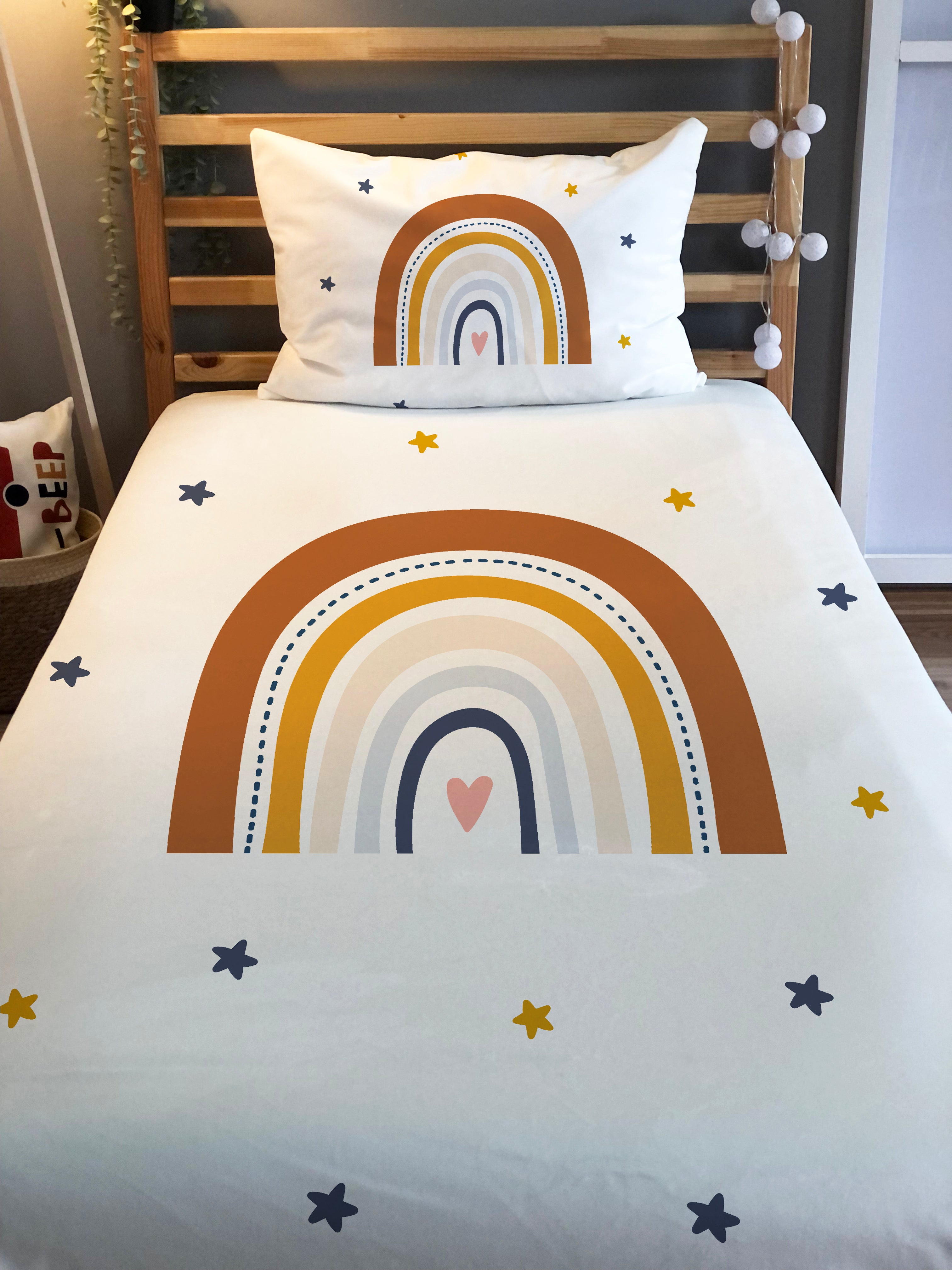 Evmila Astronaut Patterned Duvet Cover Set
