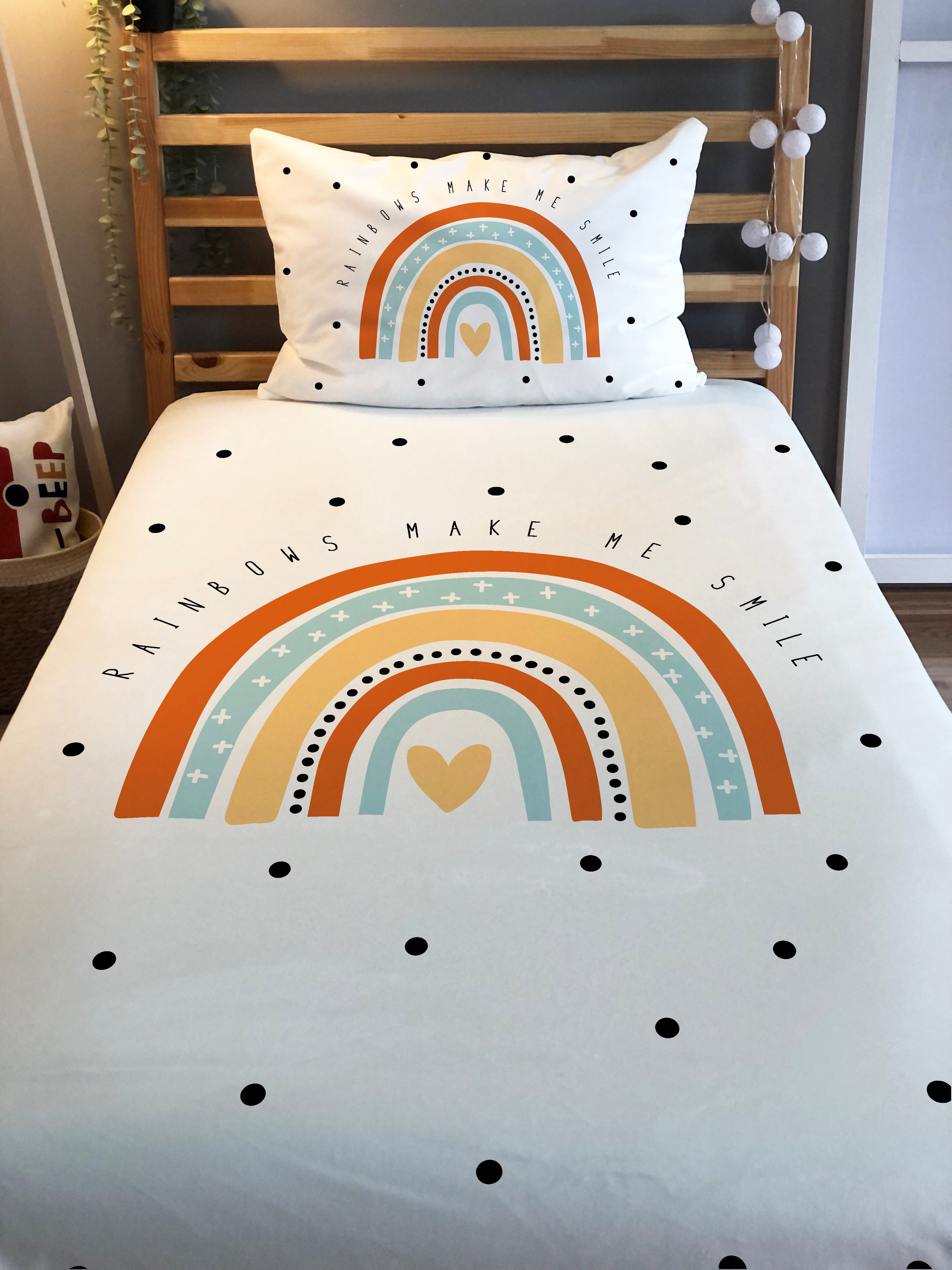 Evmila Astronaut Patterned Duvet Cover Set