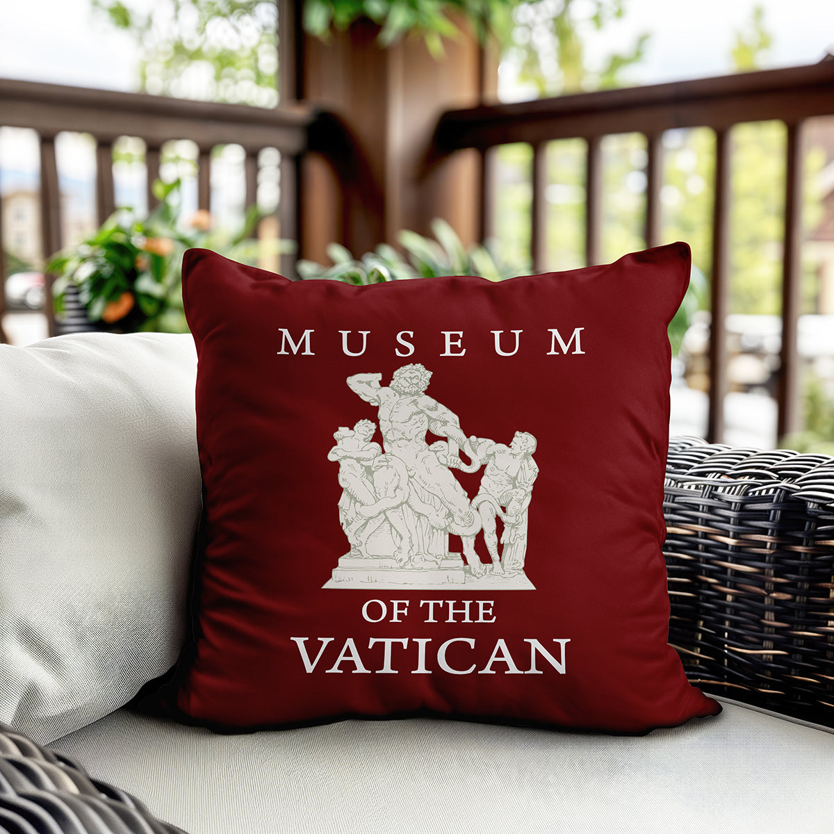 Evmila Autumn Patterned Cushion Cover