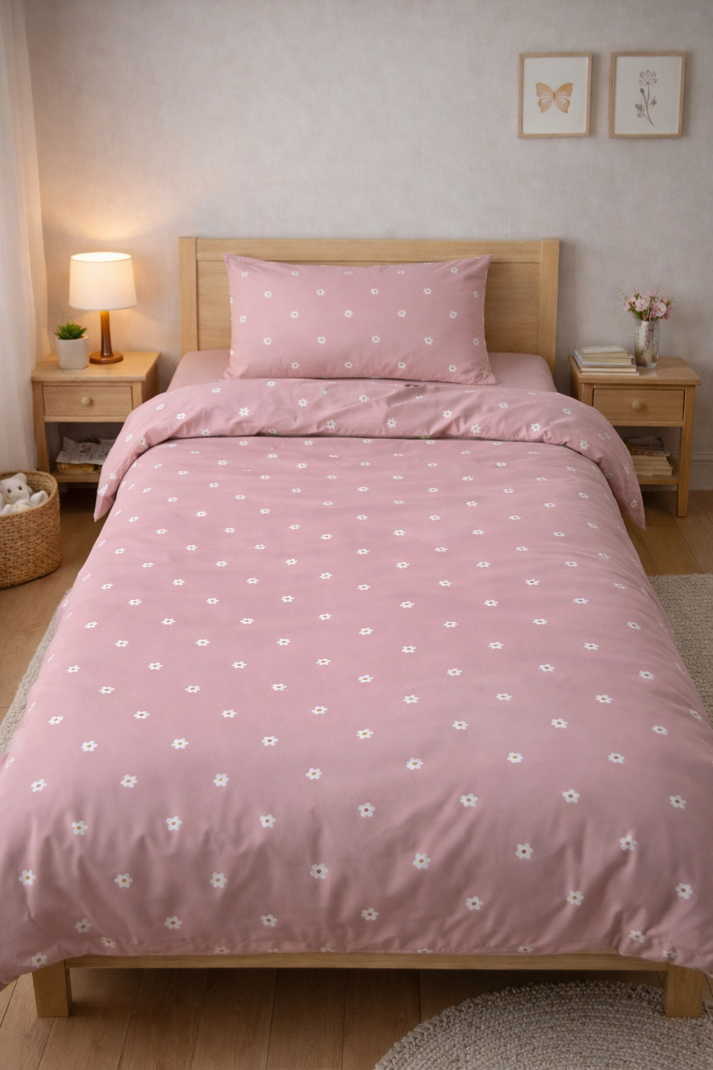 Evmila Astronaut Patterned Duvet Cover Set