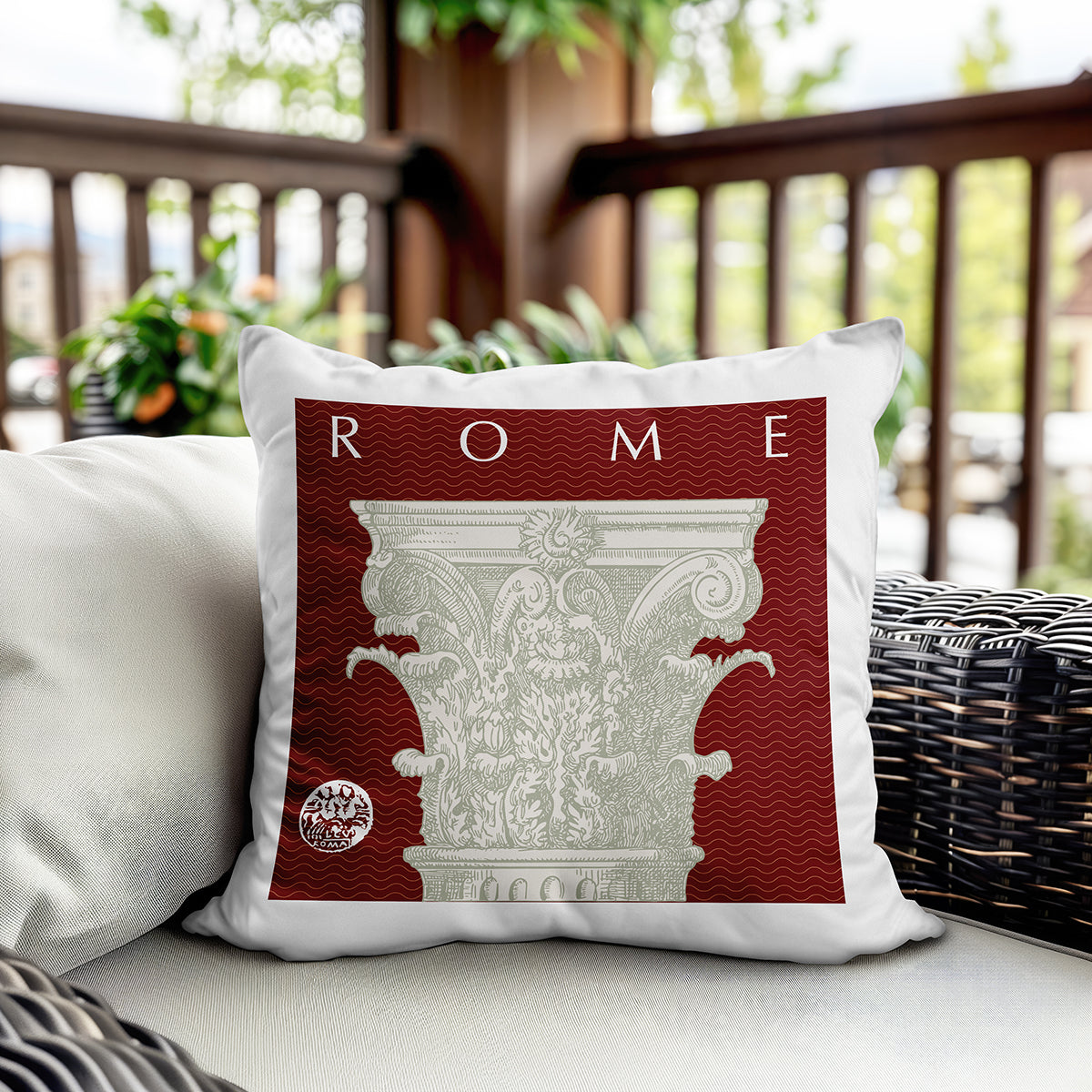 Evmila Autumn Patterned Cushion Cover