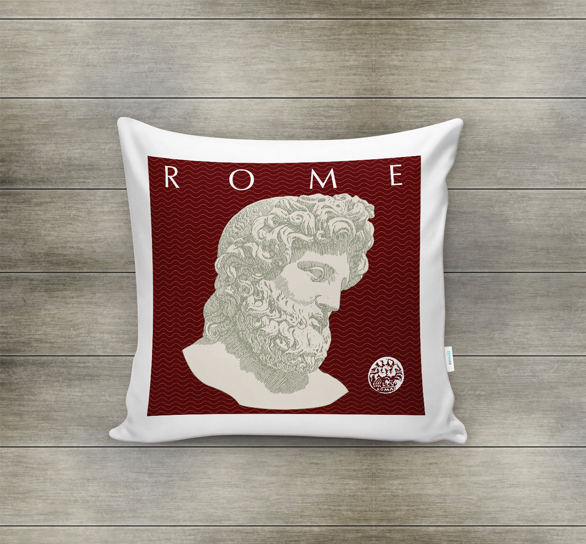 Evmila Autumn Patterned Cushion Cover