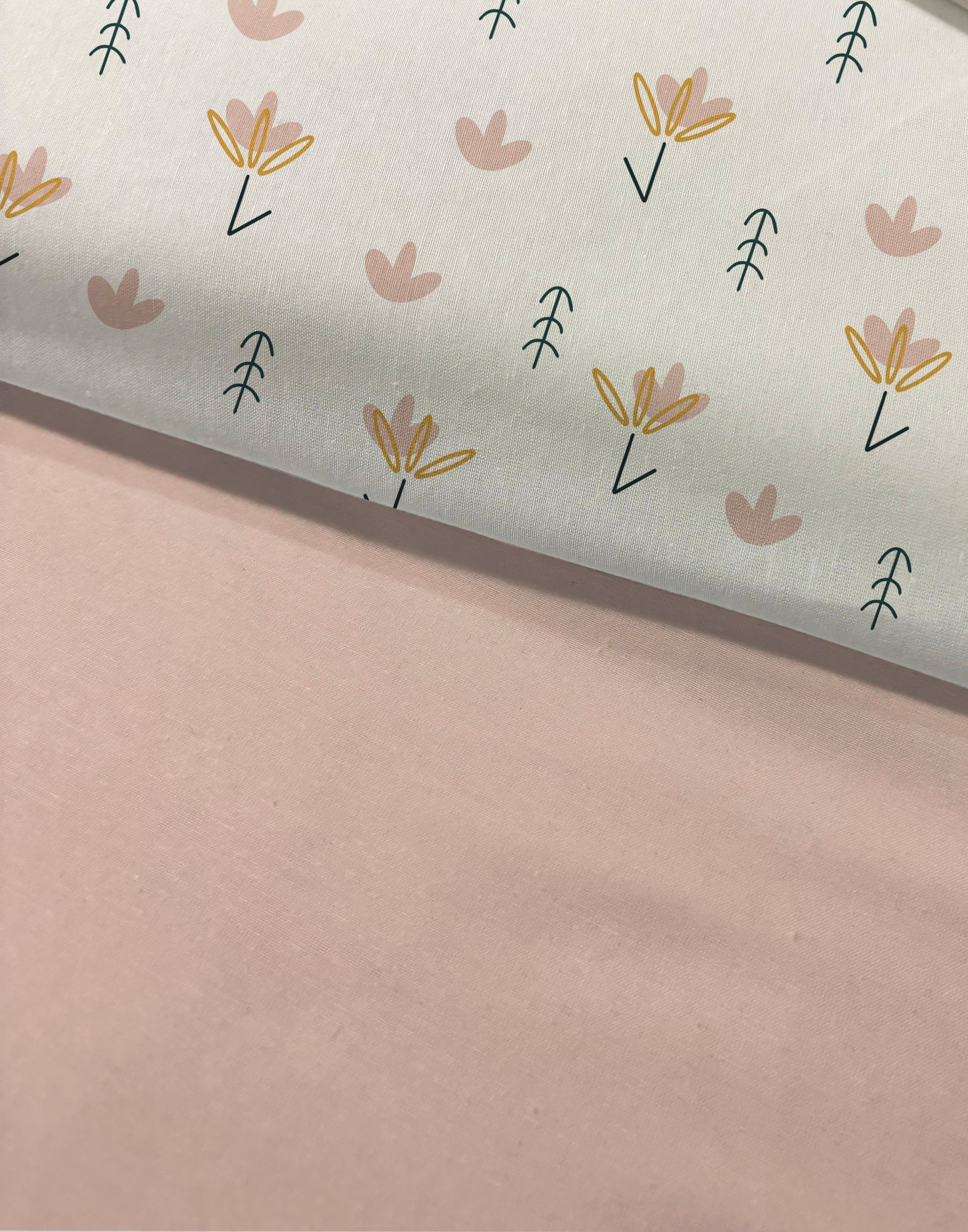 Evmila Minik Çiçekler Desenli Nevresim Takımı